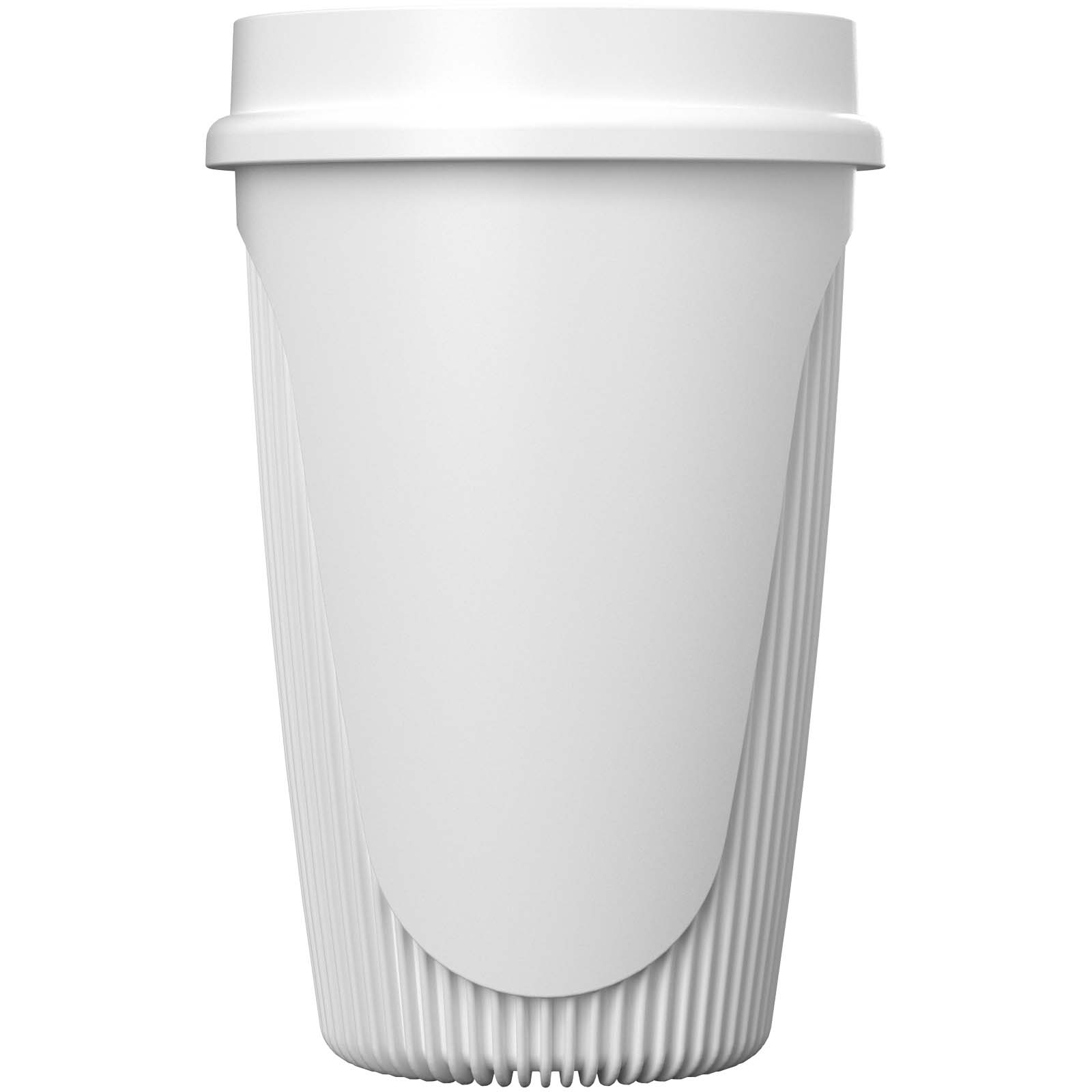 Alto POP 350 ml Becher mit 360°-Deckel weiss
