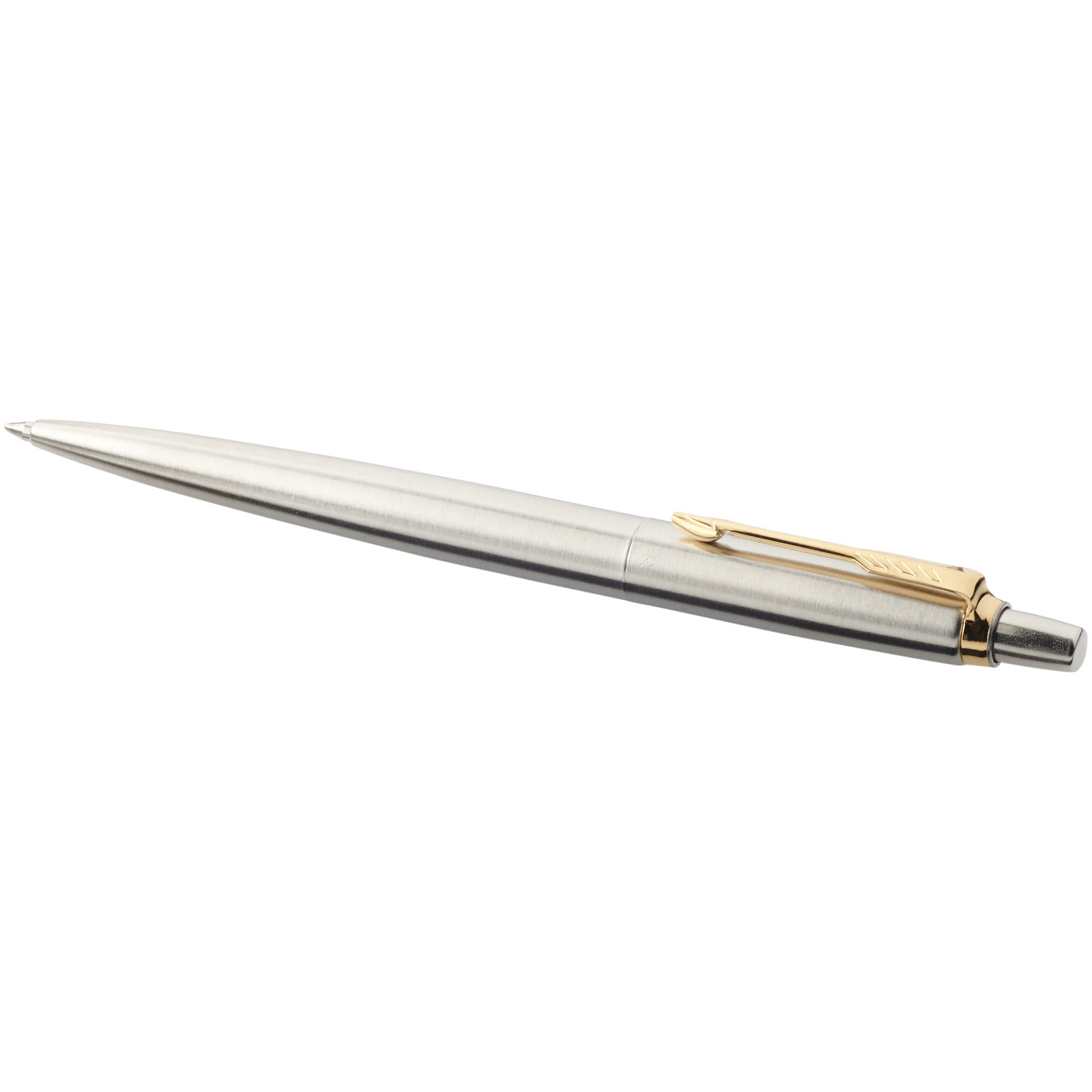 Parker Jotter Edelstahl Kugelschreiber (blaue Mine) edelstahl grau