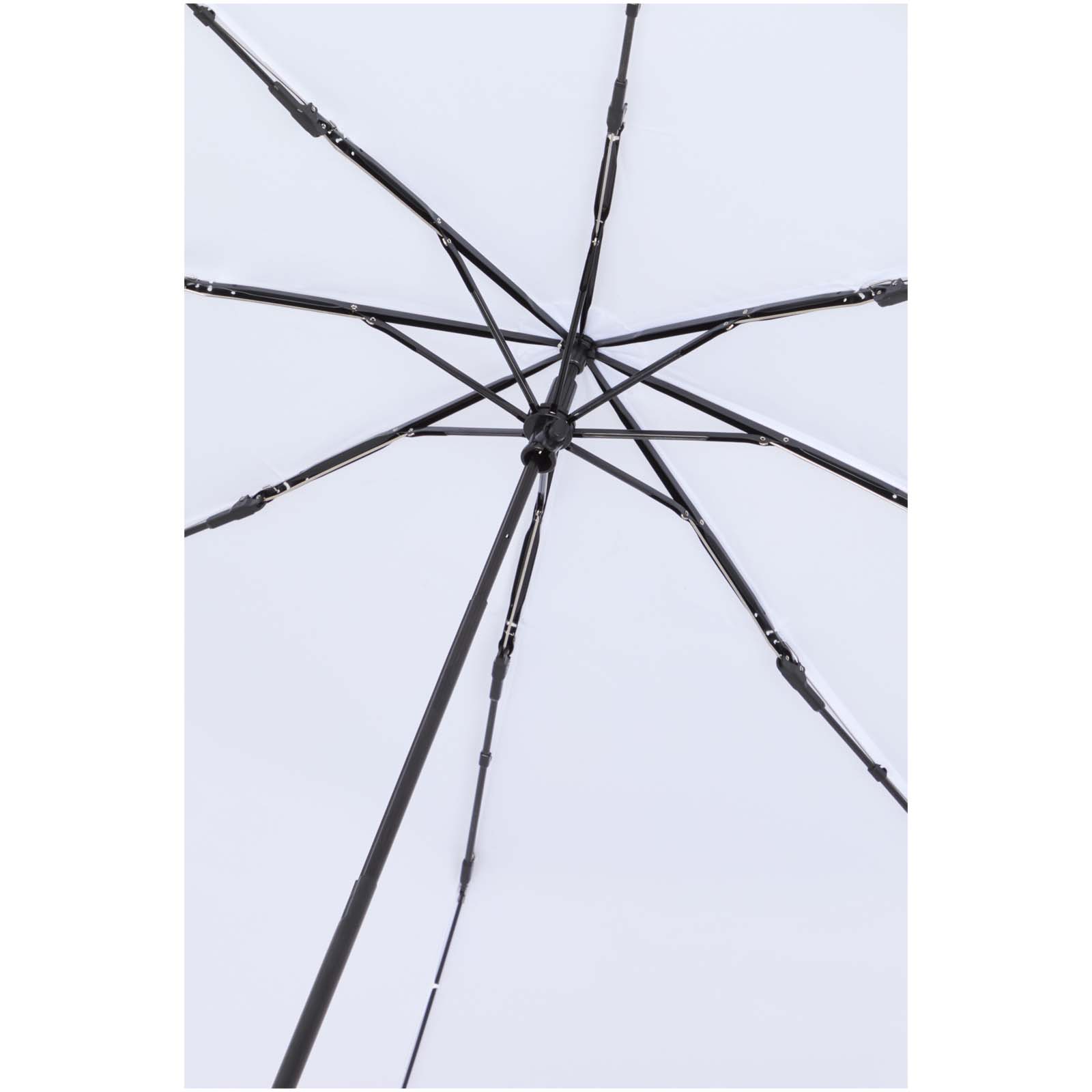 Aaron 23'' faltbarer manueller Regenschirm weiss