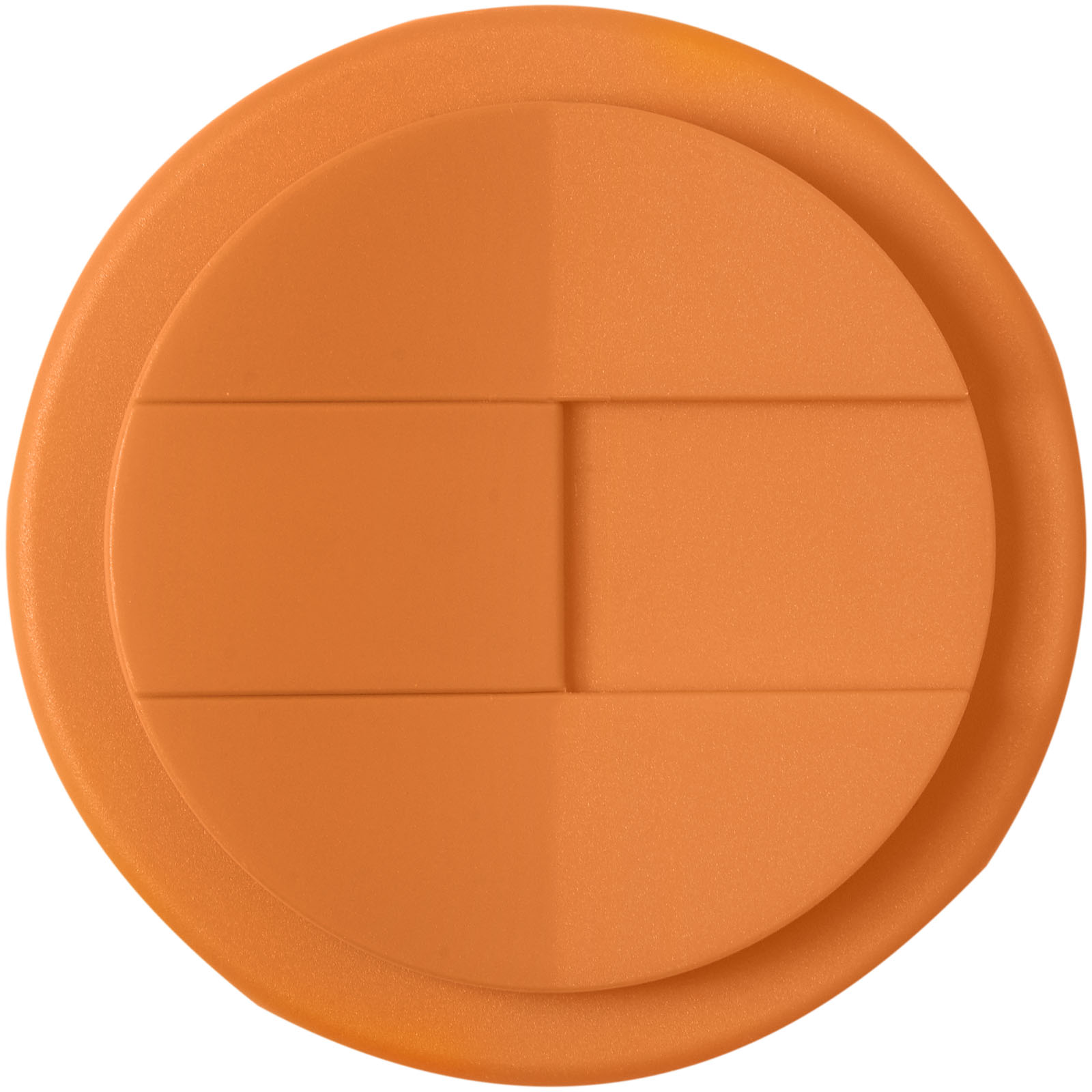 Americano® Espresso Eco 250 ml recycelter Isolierbecher mit auslaufsicherem Deckel schwarz, orange