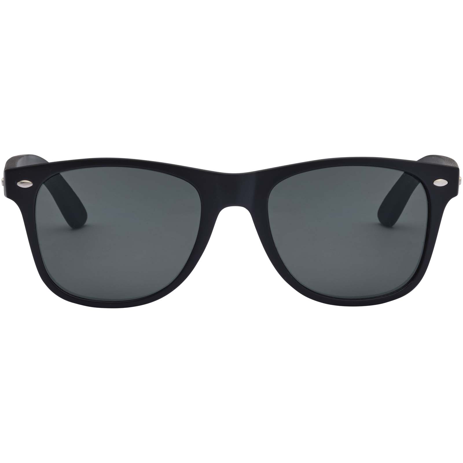 Arlo Bambus Sonnenbrille mit schwarzer Beschichtung schwarz