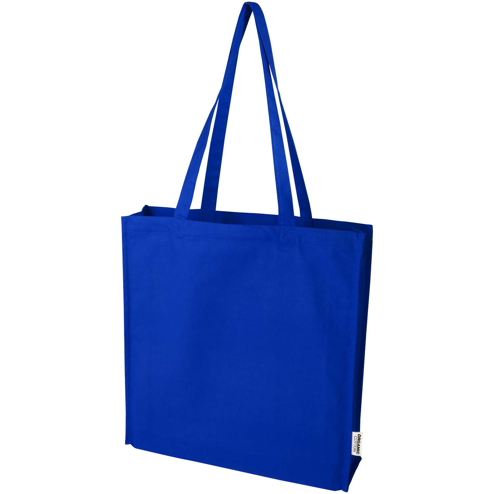 Odisha 180 g/m² OCS Bio Tragetasche mit Seitenfalten 14L royalblau