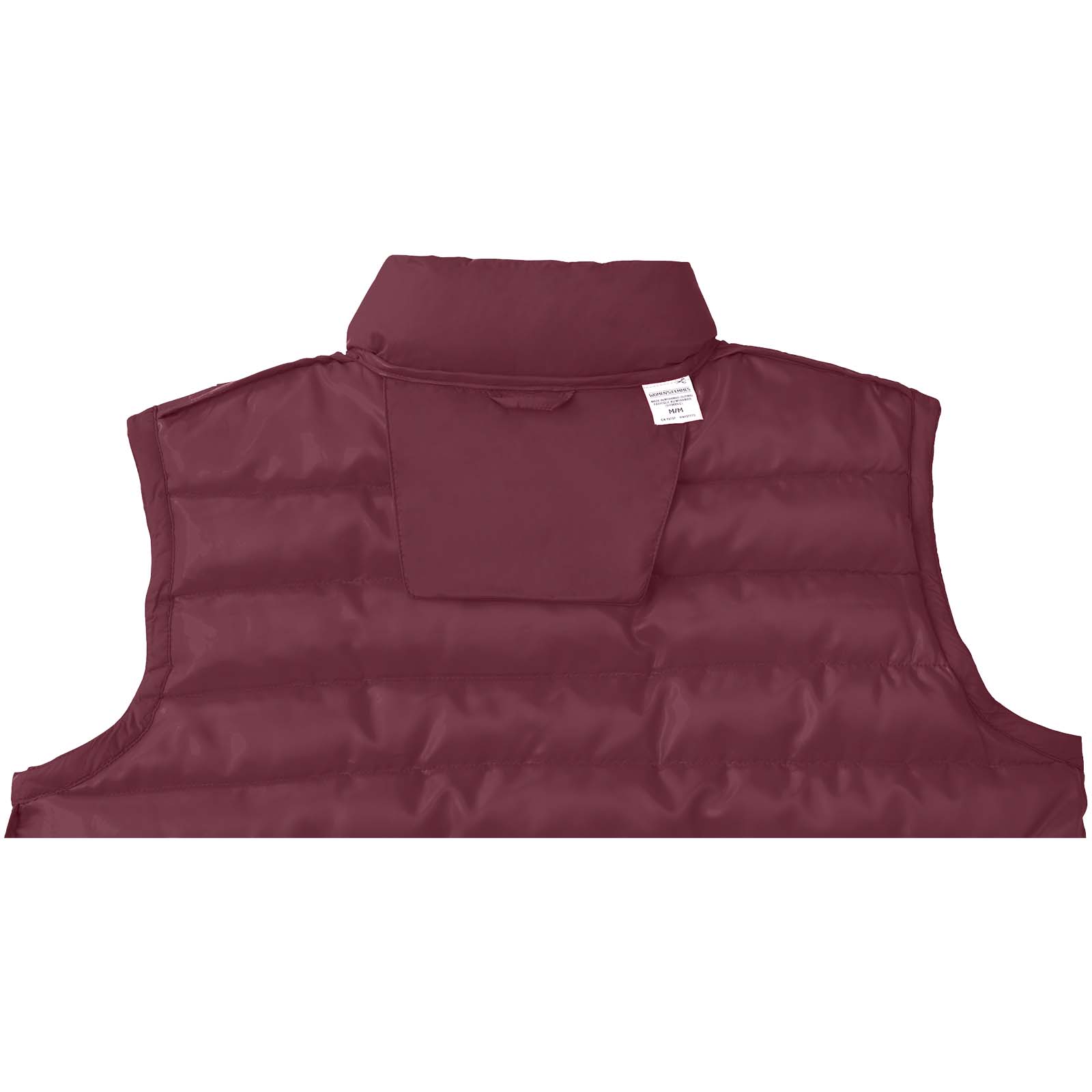 Pallas recycelter wattierter Bodywarmer für Damen Tiefes Burgunderrot