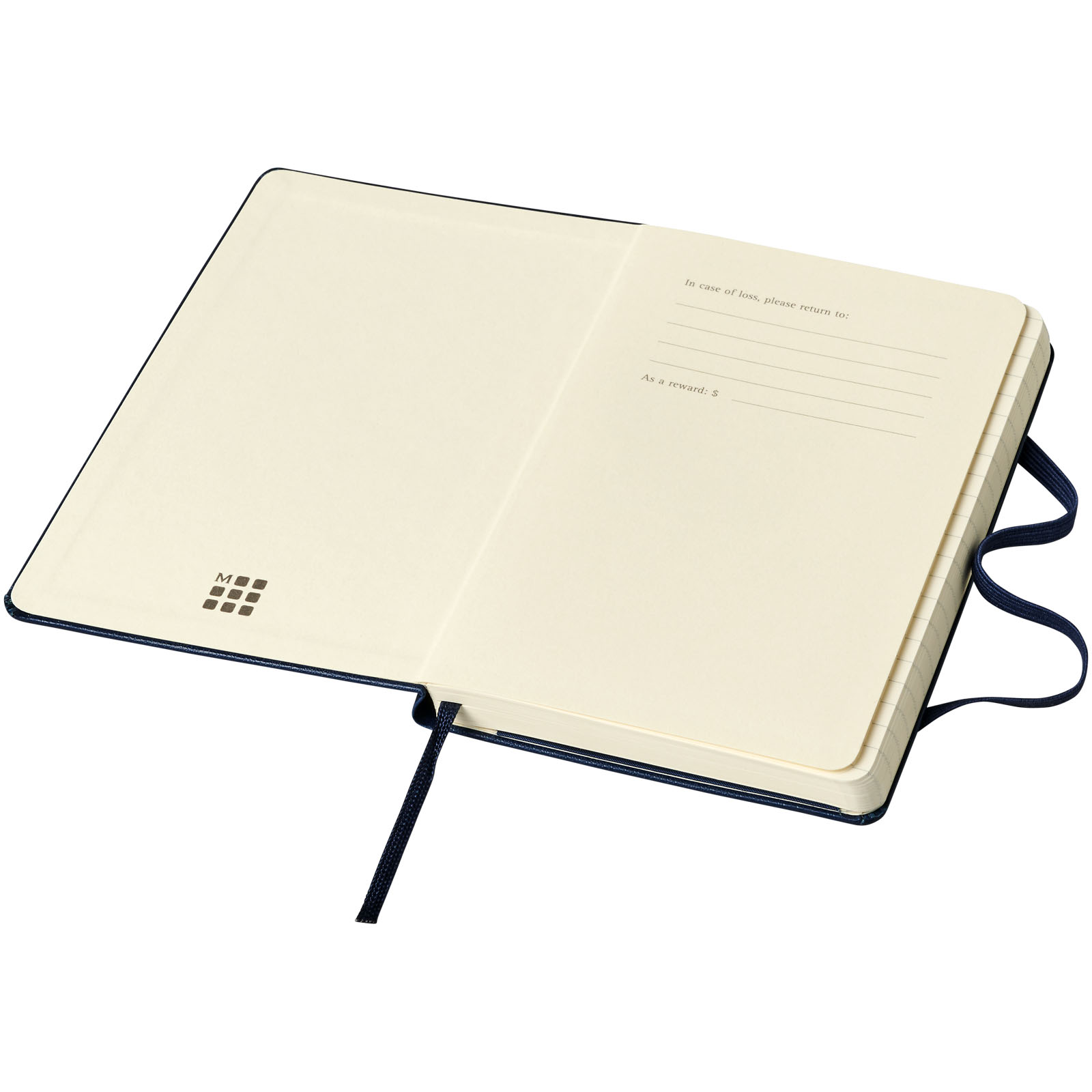 Moleskine Classic Hardcover Notizbuch Taschenformat – liniert saphir