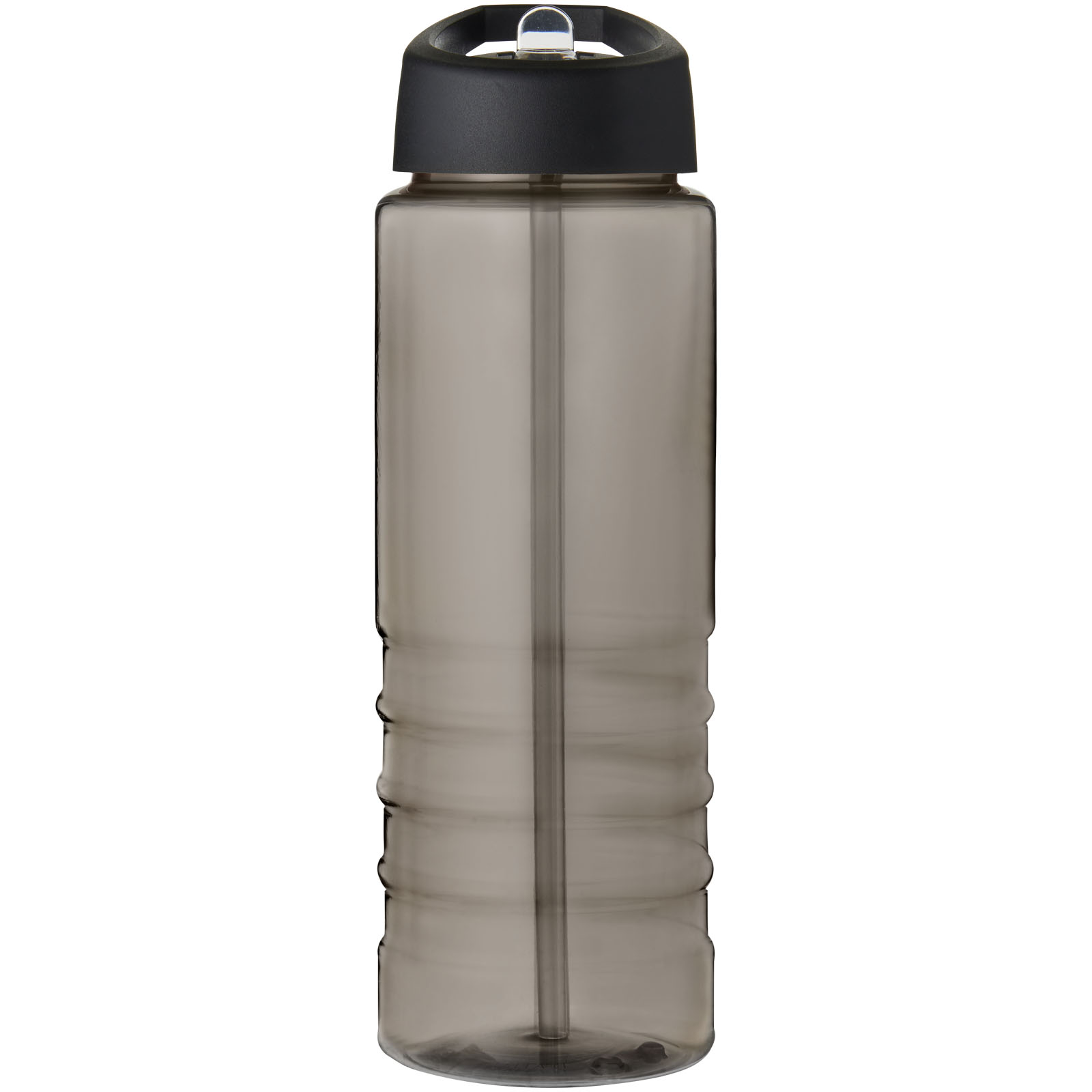 H2O Active® Eco Treble 750 ml Sportflasche mit Stülpdeckel kohle, schwarz