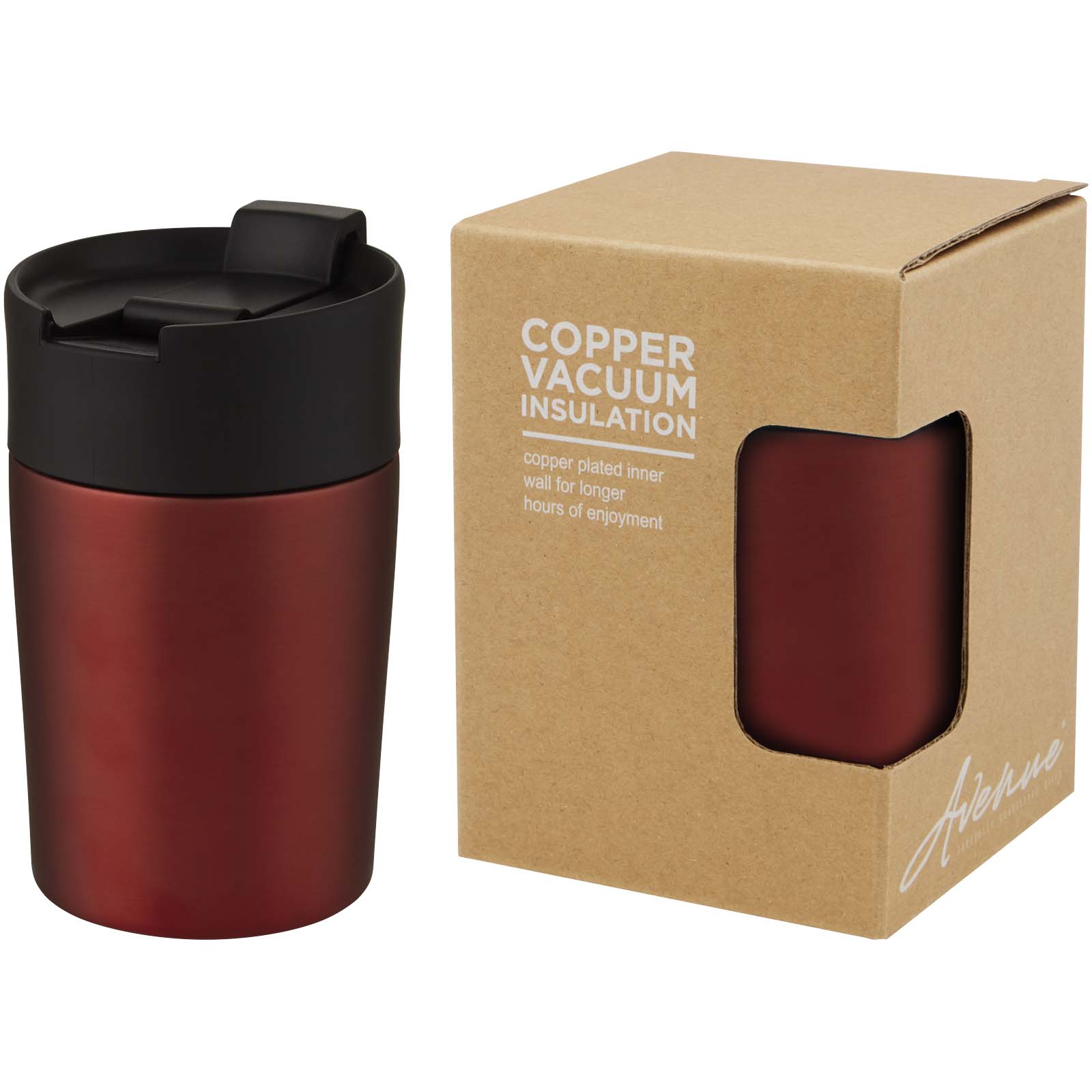 Jetta 180 ml Kupfer-Vakuum Isolierbecher rot