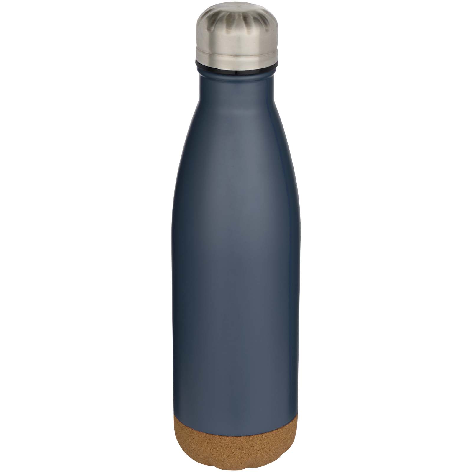 Cove 500 ml doppelwandige, vakuumisolierte Trinkflasche aus Edelstahl mit Korkdetails hale blau