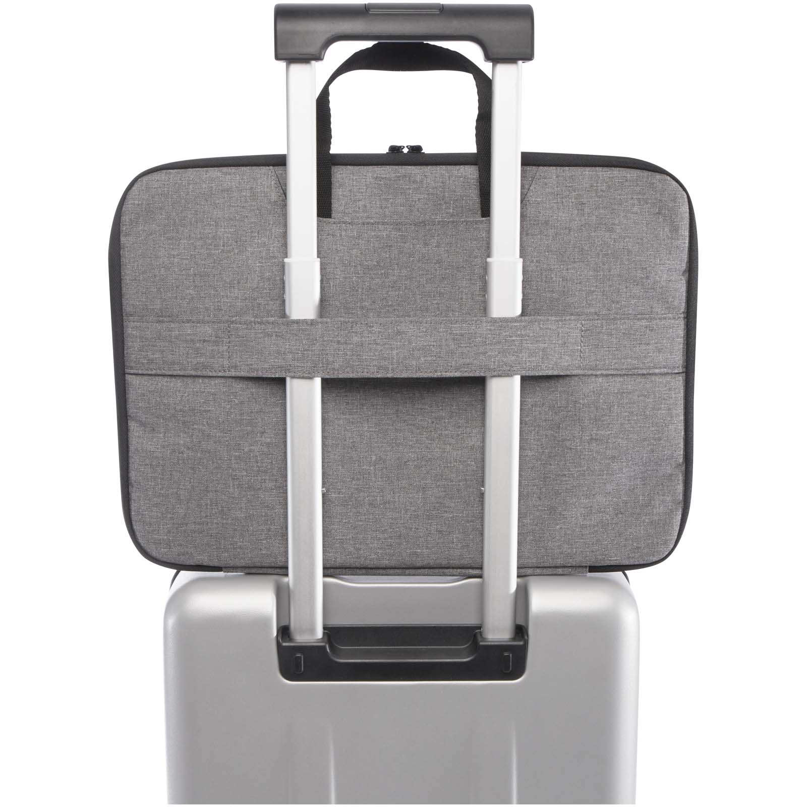 Libra 14” 2-in-1-Laptoptasche aus recyceltem GRS-Material 3 L heather grau