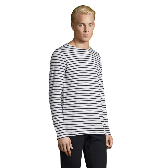 MARINE MEN STRIPED T-SHIRT