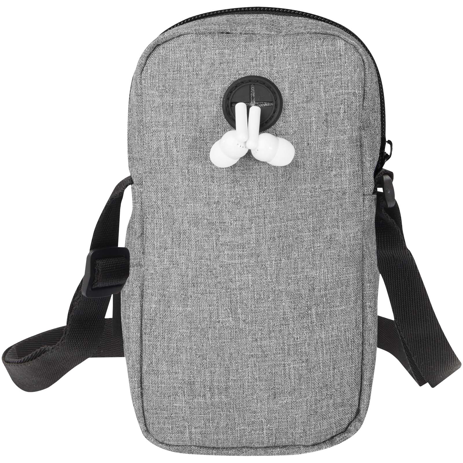 Ross Handytasche aus recyceltem GRS-Material heather grau