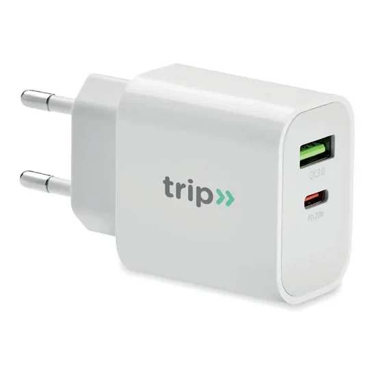 18W 2-Port USB-Ladegerät EU-Ste