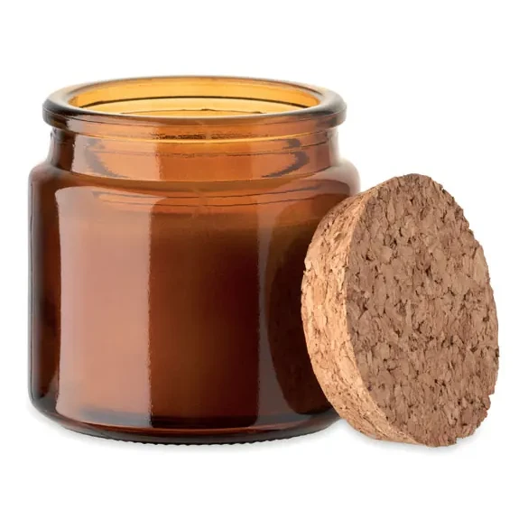 Kerze aus Pflanzenwachs 70g