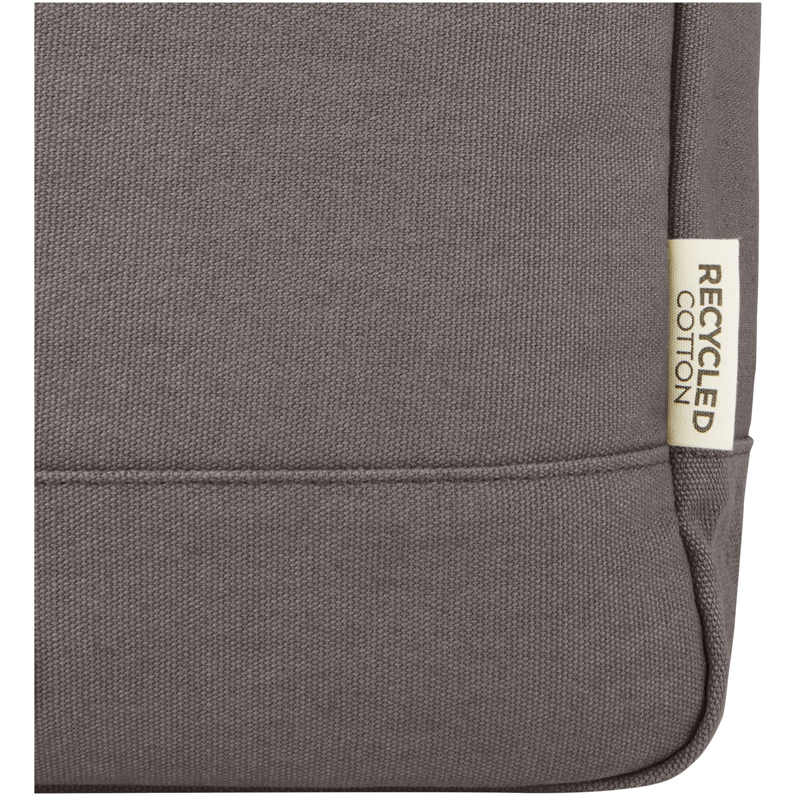 Joey 15" GRS Rolltop Laptoprucksack aus recyceltem Canvas 15 L grau