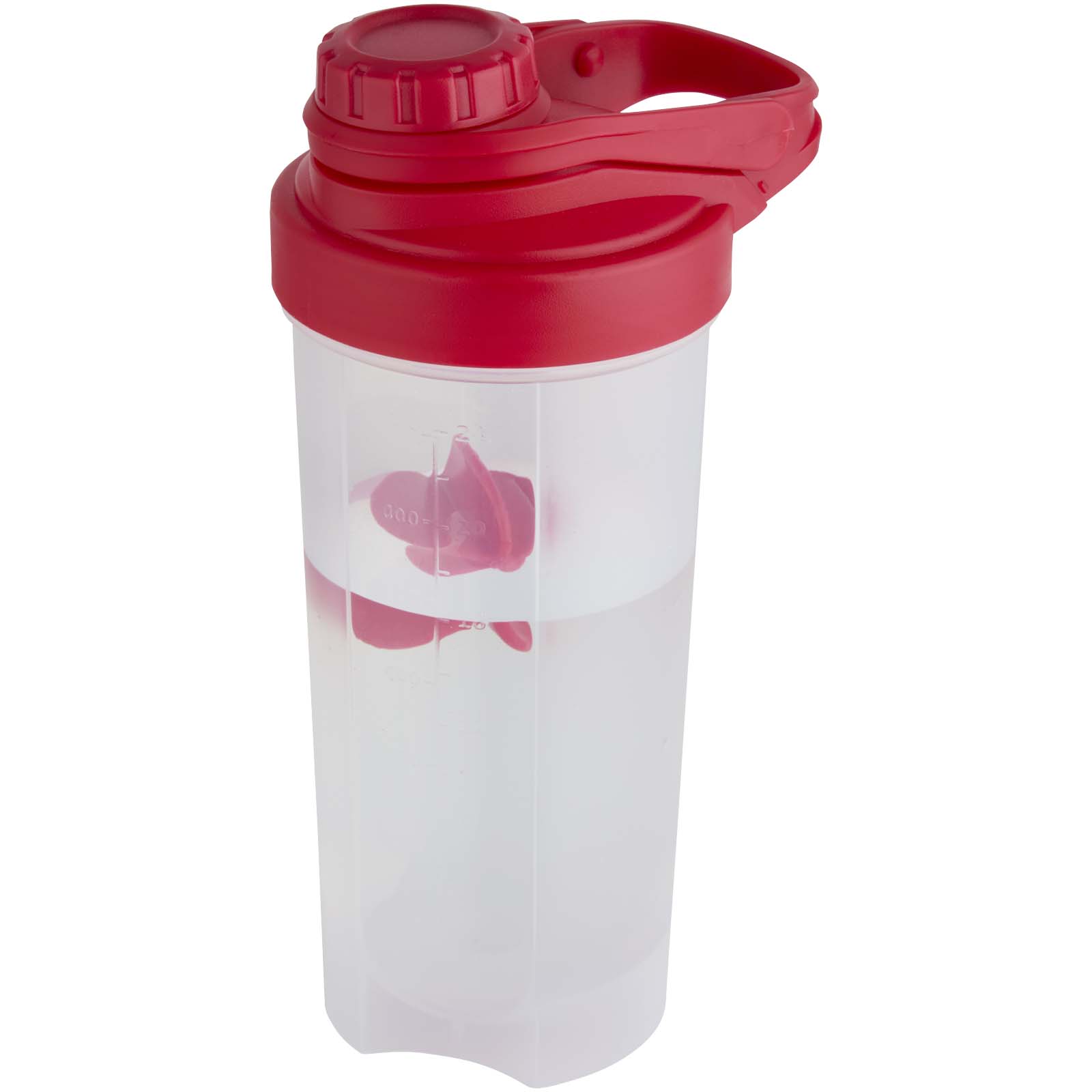 Forza 700 ml Sportflasche mit Shakerball rot