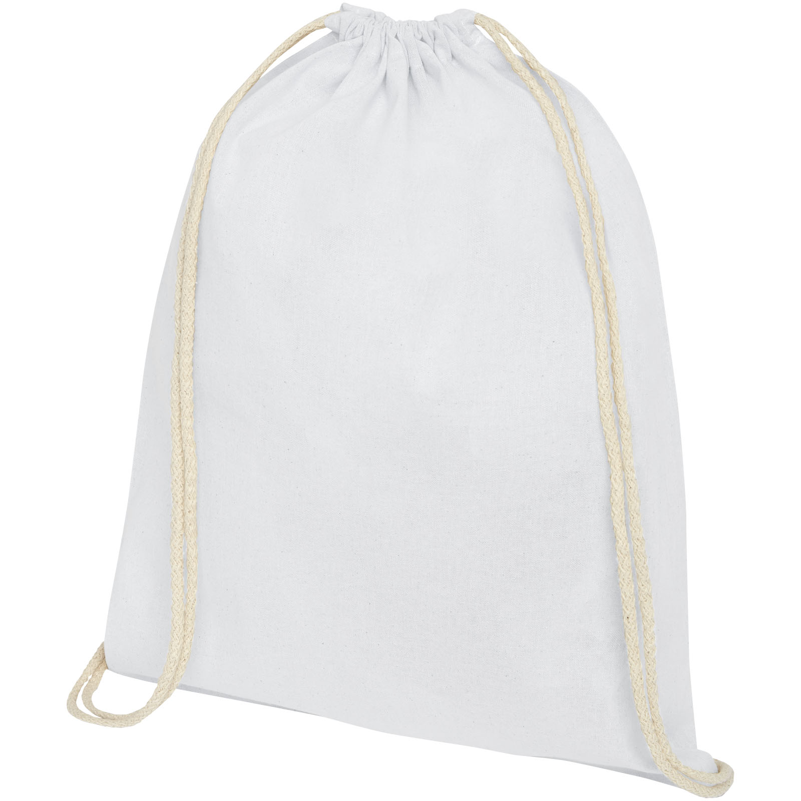 Oregon 140 g/m² Turnbeutel aus Baumwolle 5L weiss