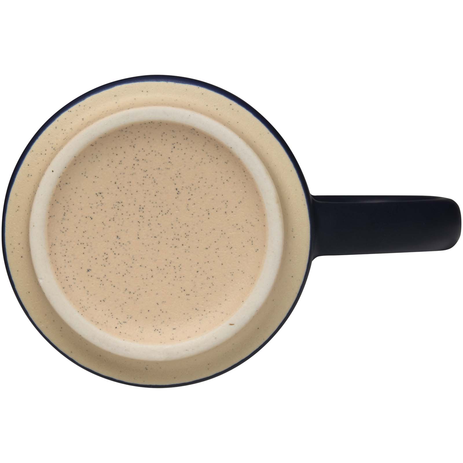 Camilla stapelbarer Keramikbecher, 180 ml, mit matter Oberfläche navy