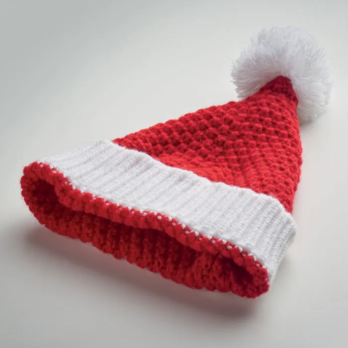 Weihnachtliche Strickmütze