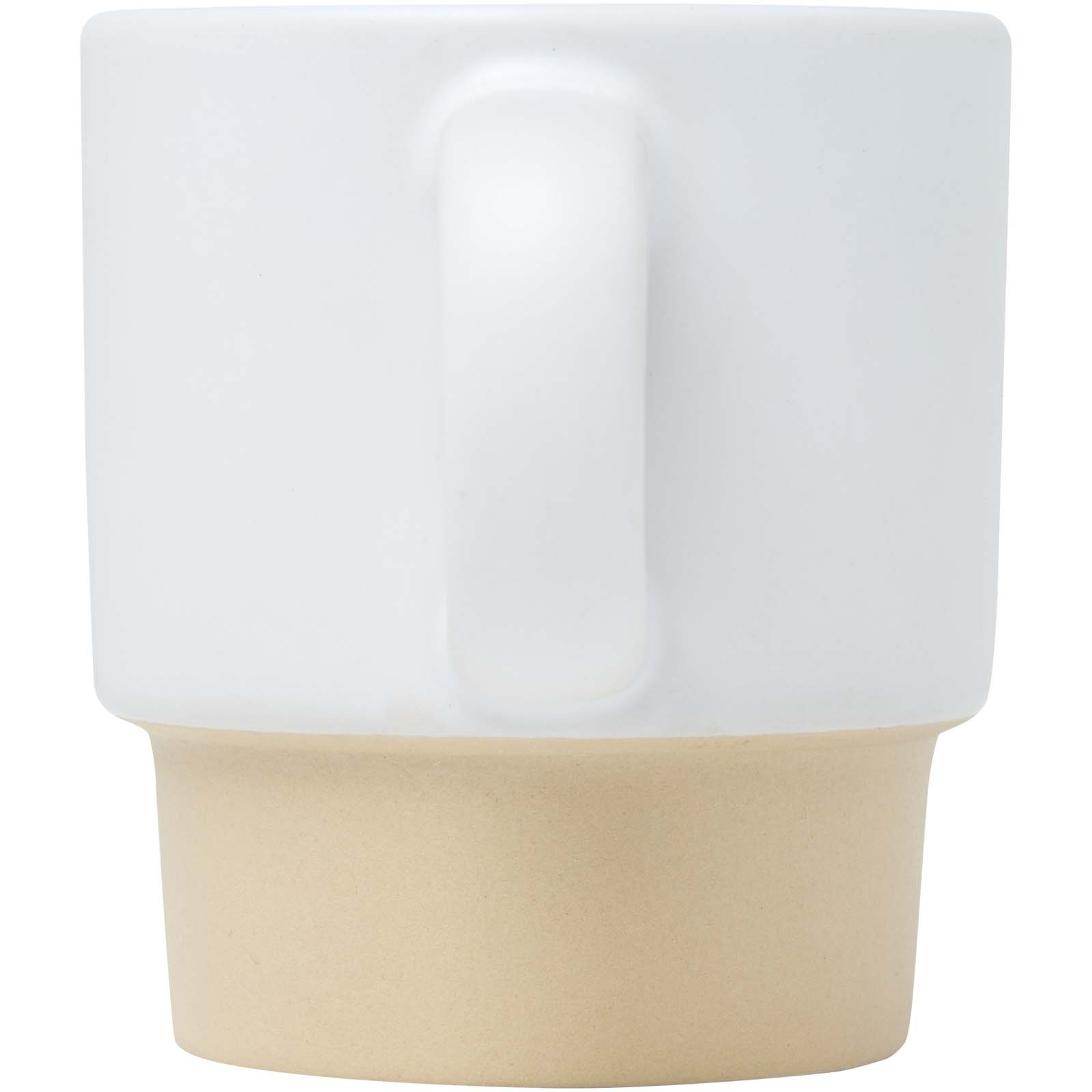 Olympia 130 ml stapelbarer Expresso Becher mit Tonboden weiss