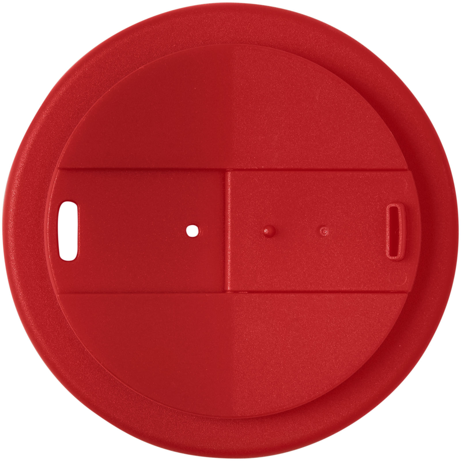Brite-Americano® 350 ml Isolierbecher mit auslaufsicherem Schraubverschluss weiss, rot