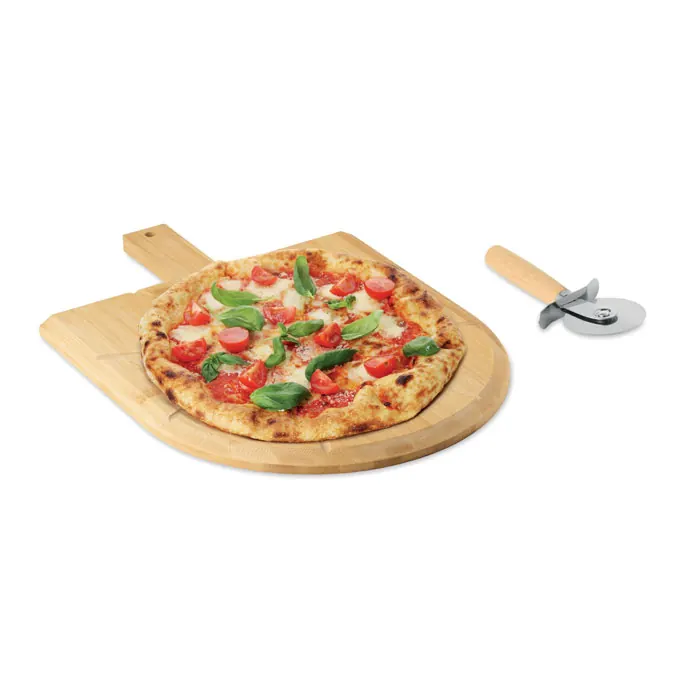 Pizza-Set Bambus