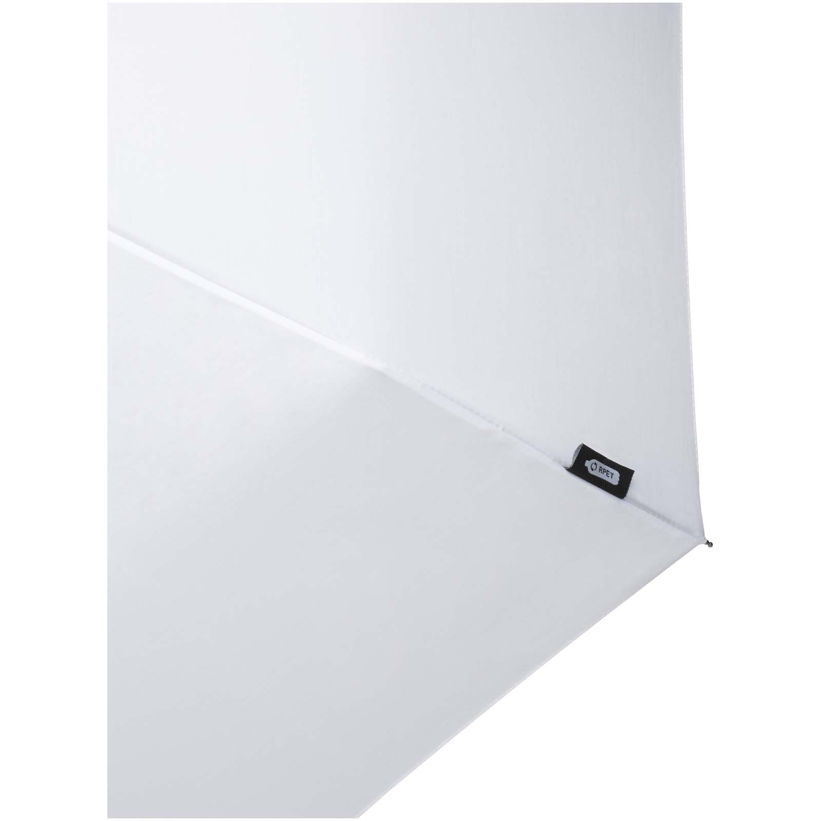 Dane 21" RPET Kompaktregenschirm weiss