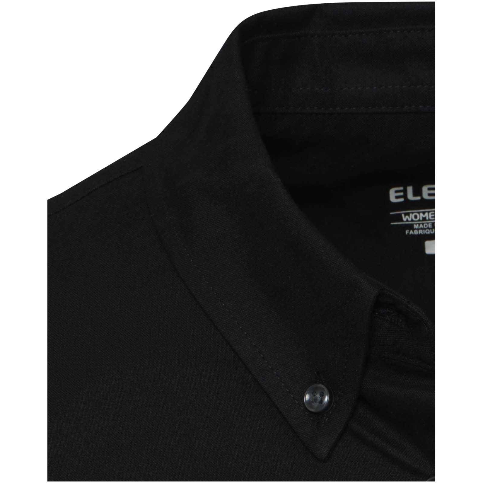 Sphene 165 g/m² Oxford Bluse schwarz