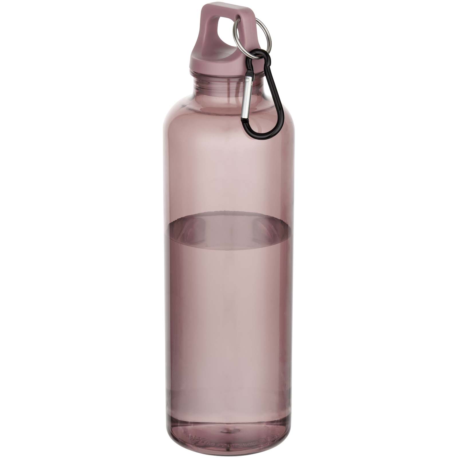 Oregon 750 ml RCS-zertifizierte Trinkflasche aus recyceltem Kunststoff mit Karabinerhaken altrosa