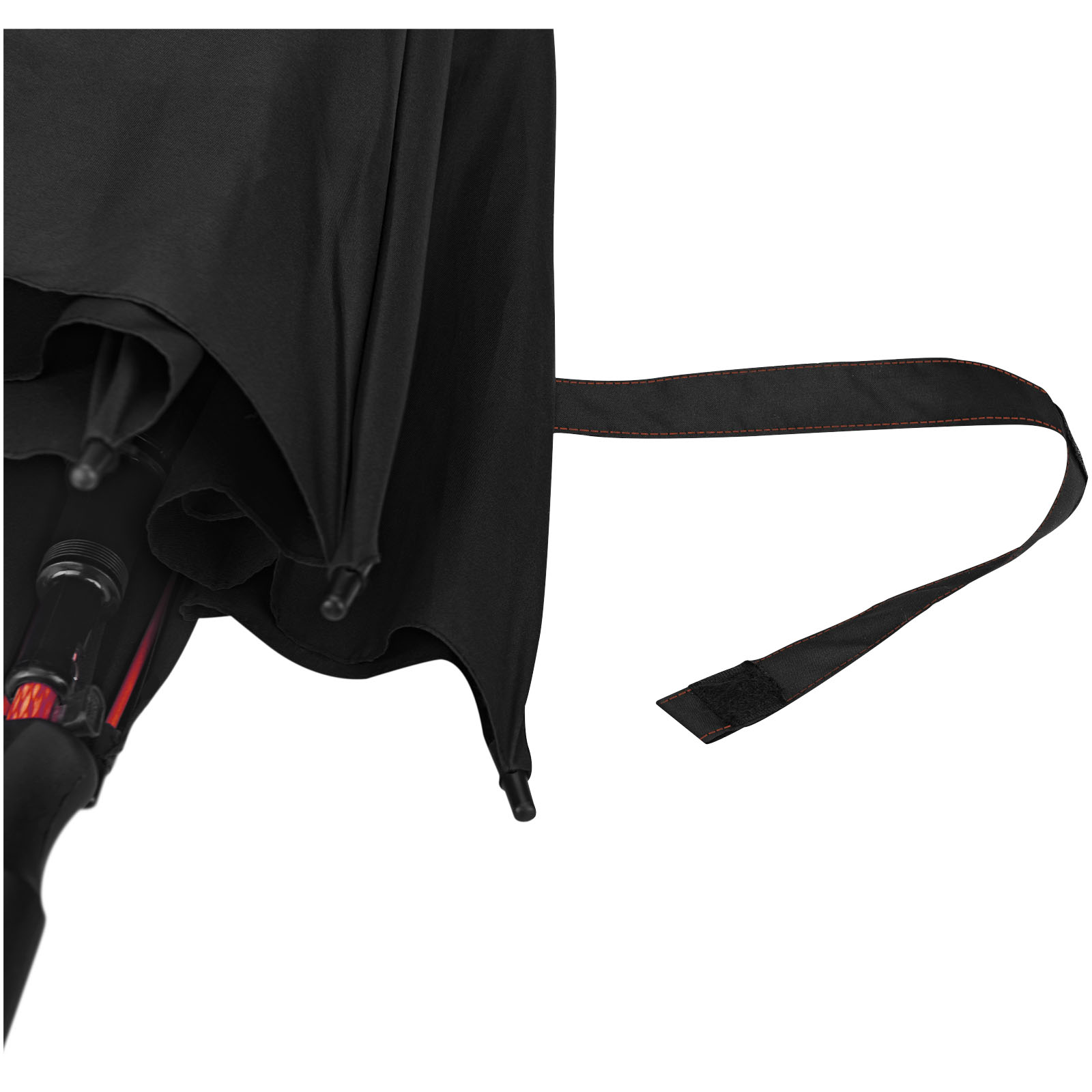 Stark 23" Automatik-Sturmschirm rot, schwarz
