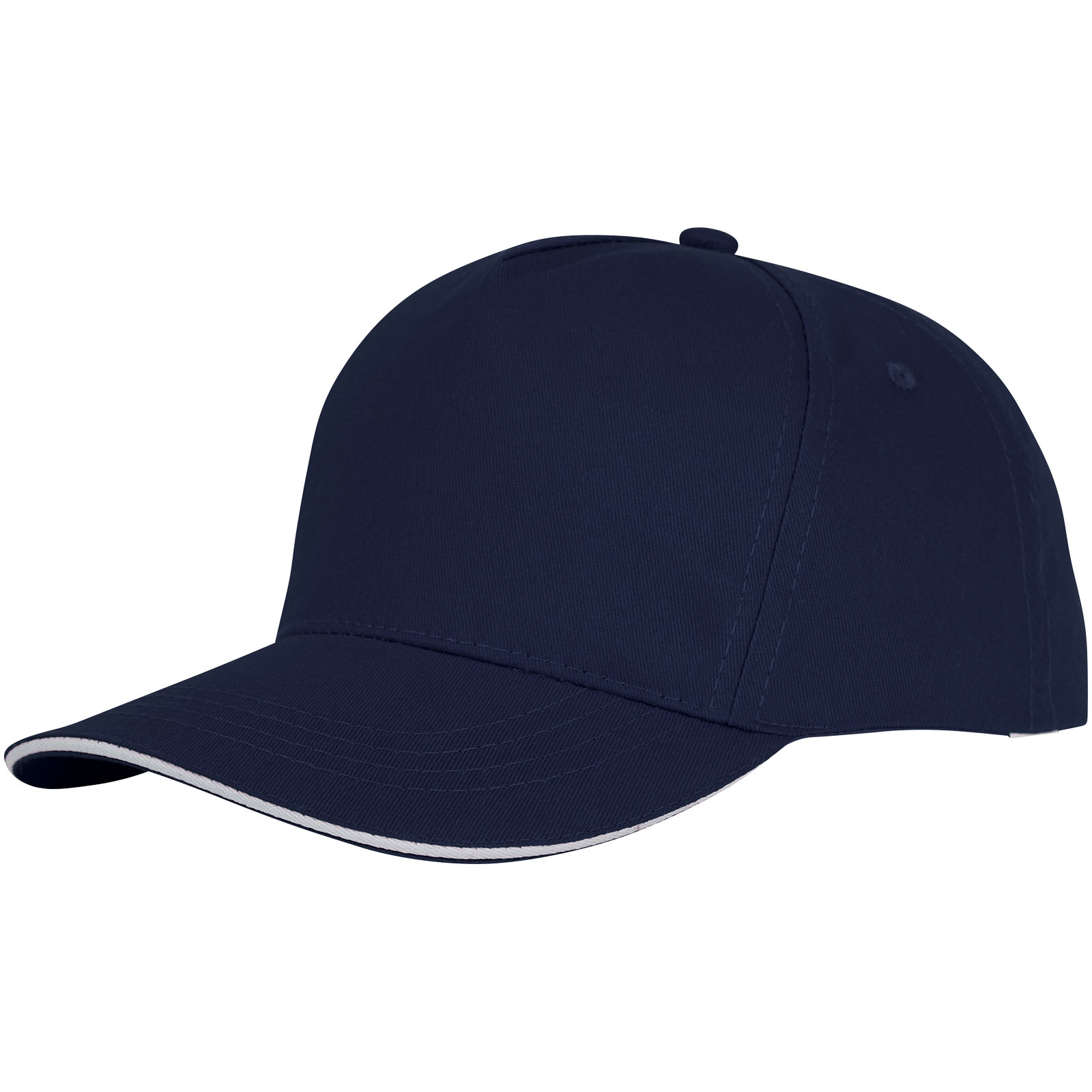 Ceto 175 g/m² Kappe mit 5 Segmenten und Sandwichschirm navy