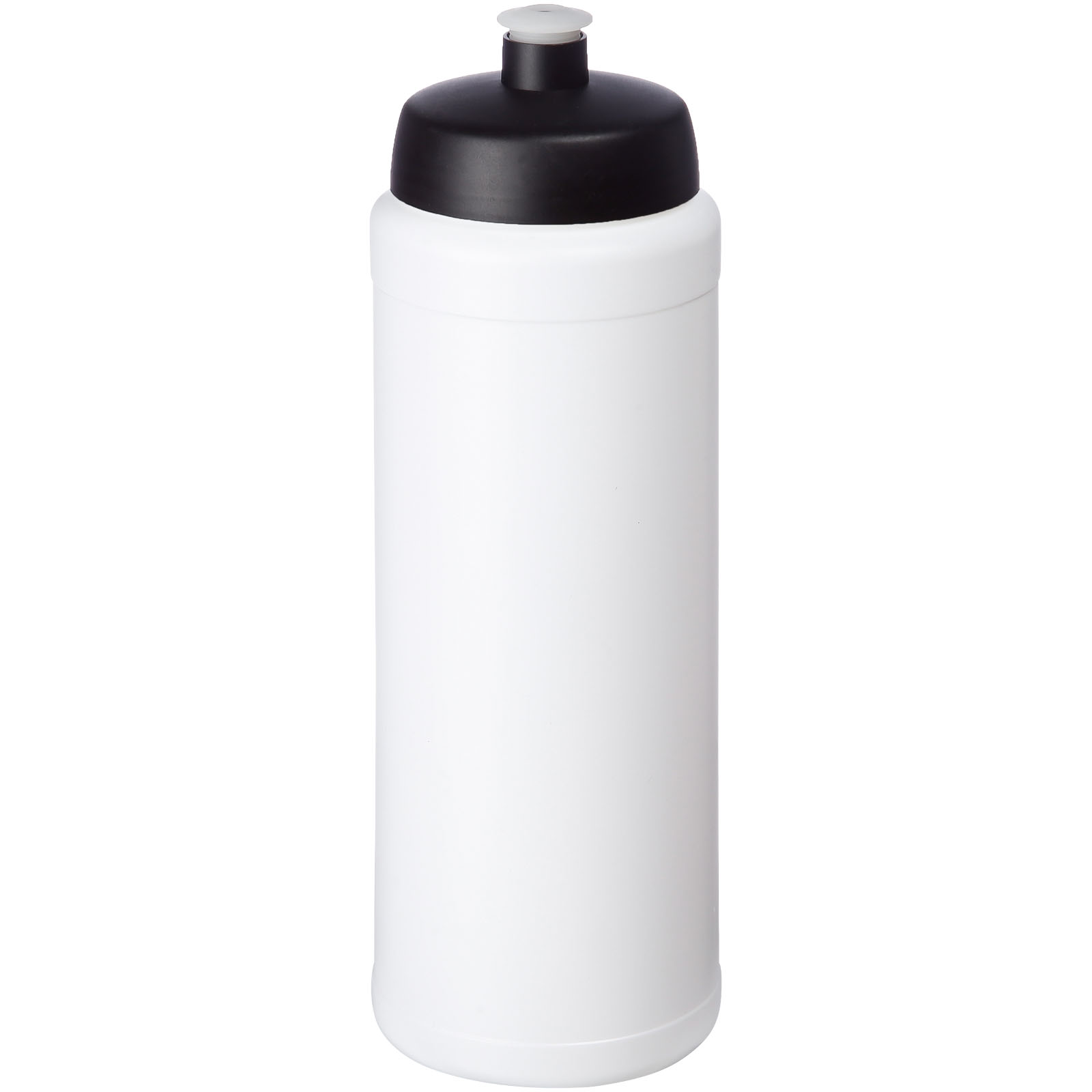 Baseline® Plus grip 750 ml Sportflasche mit Sportdeckel weiss, schwarz