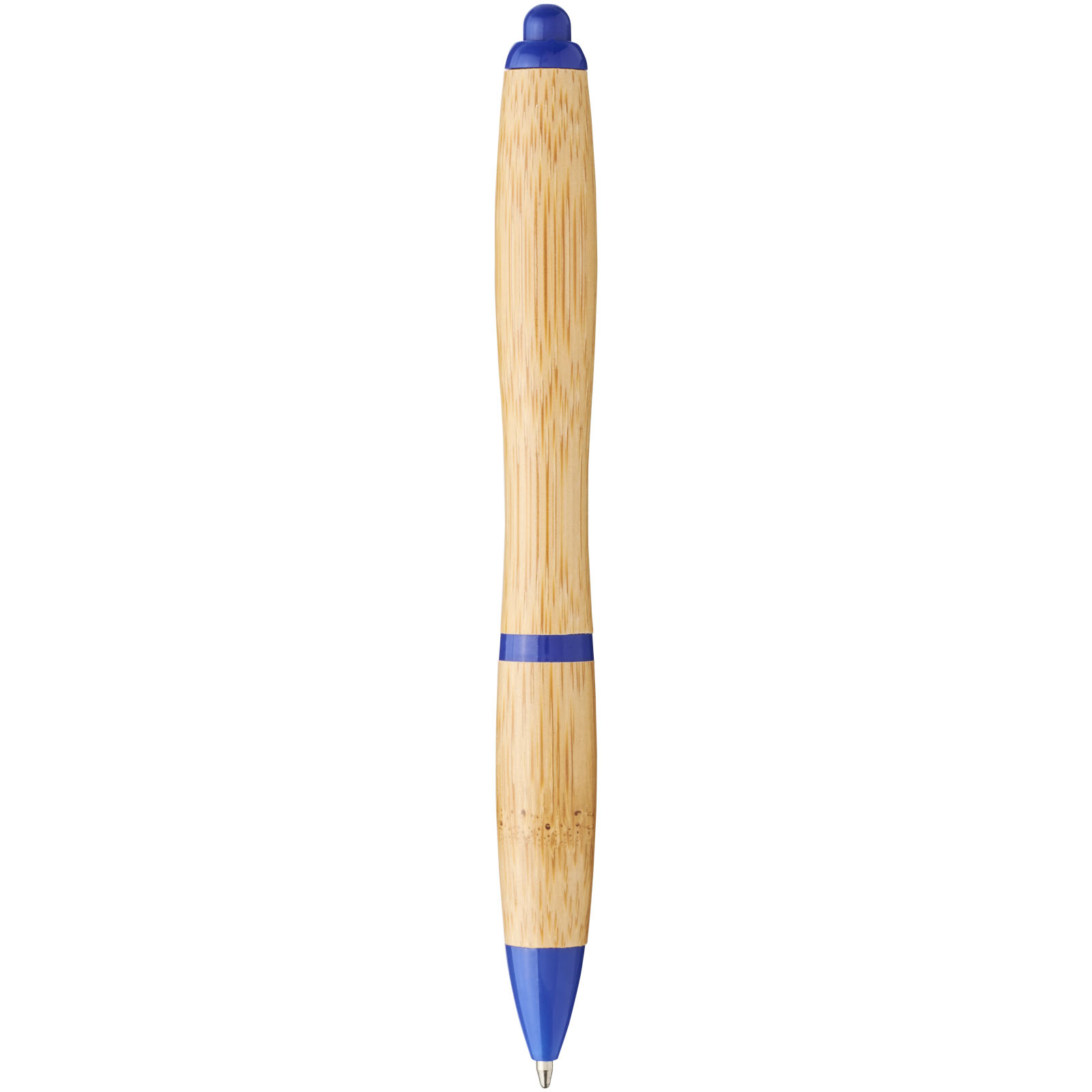 Nash Kugelschreiber aus Bambus (blaue Mine) natur, royalblau