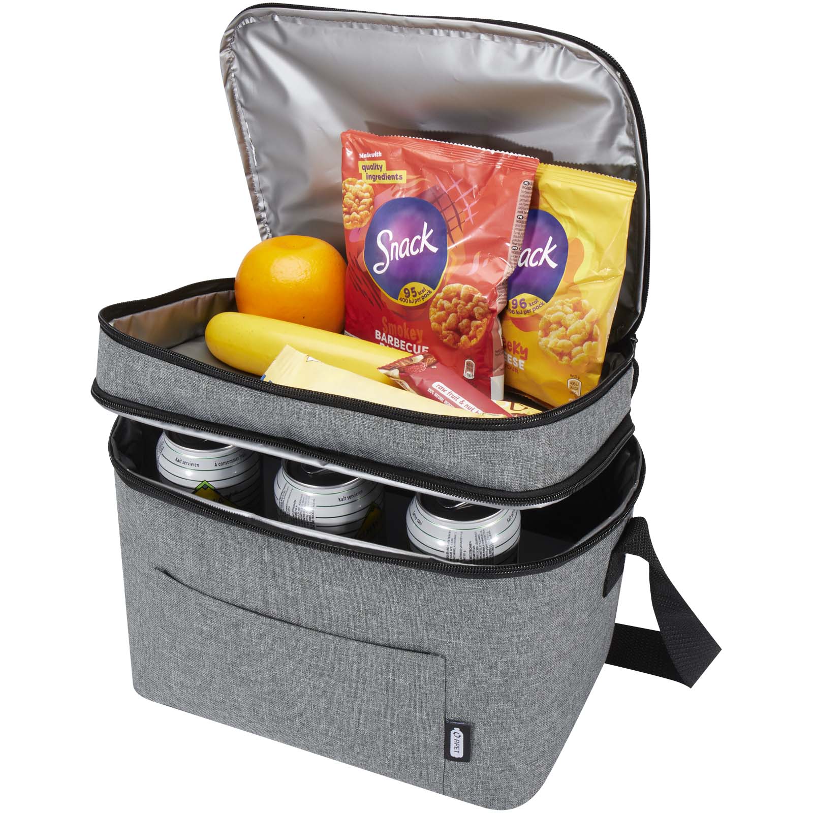 Tundra GRS RPET Kühltasche 13L heather grau