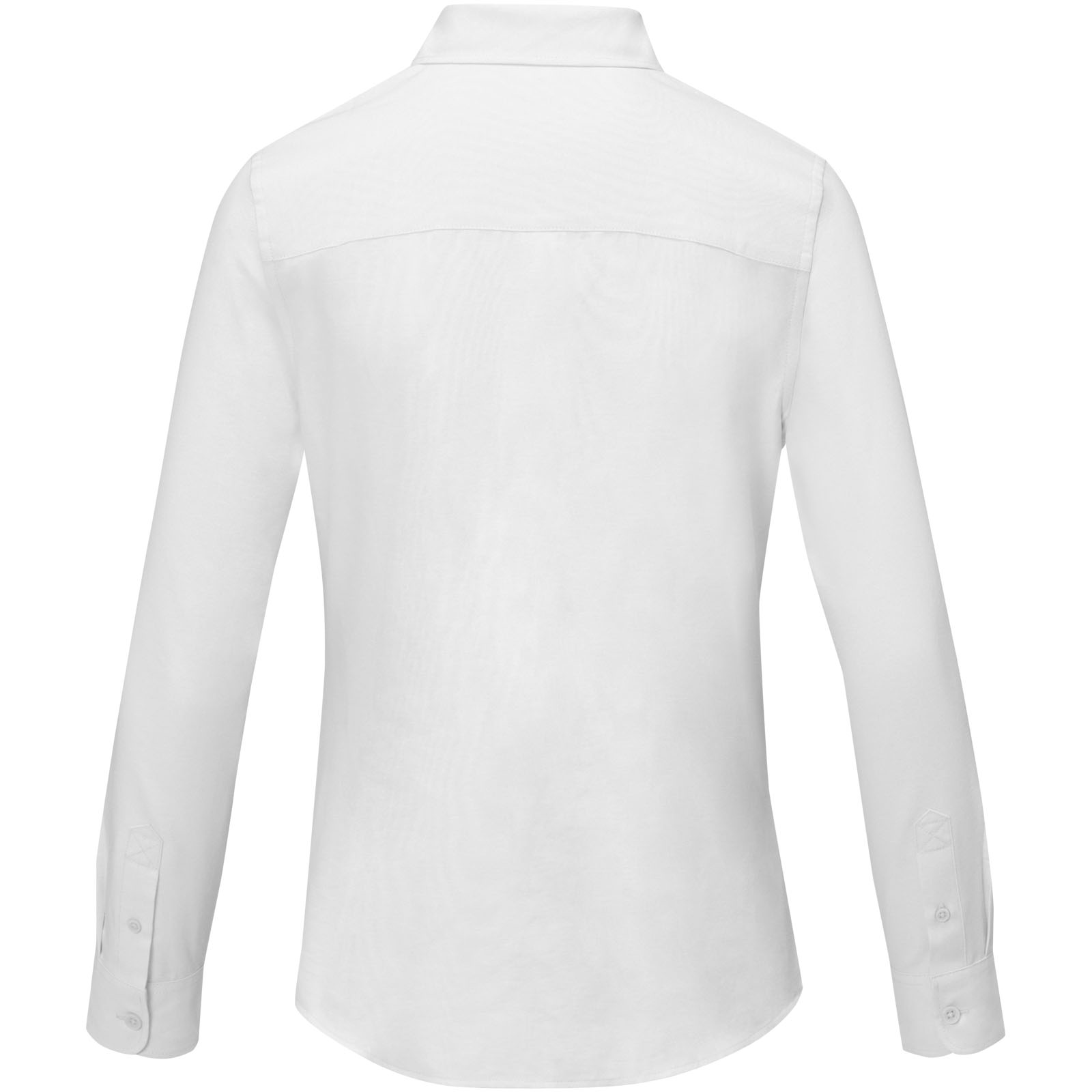 Pollux 130 g/m² Damenbluse mit langen Ärmeln weiss