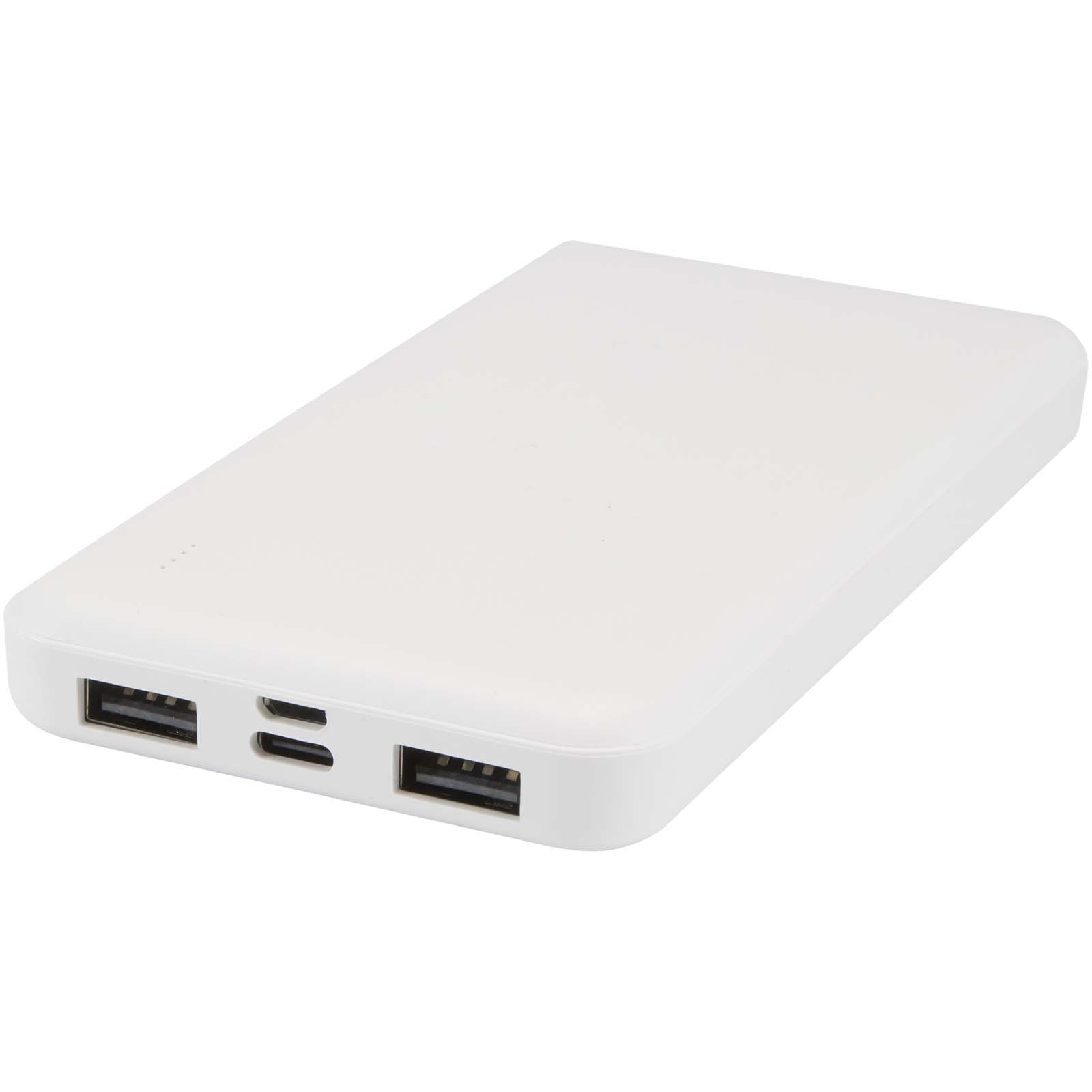 Intan 10 W 10.000 mAh Powerbank aus recyceltem Kunststoff weiss