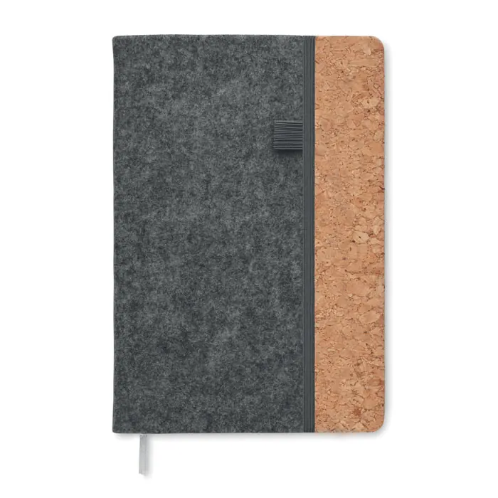 DIN A5 Notizbuch RPET-Filz