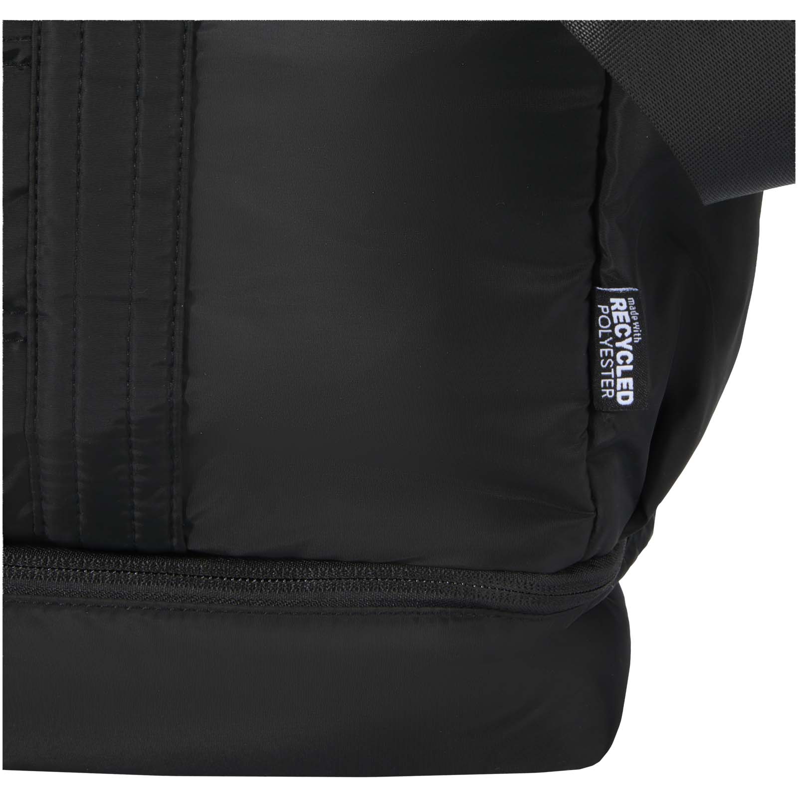 Puffer GRS recycelte Reisetasche mit isoliertem Boden 30L schwarz