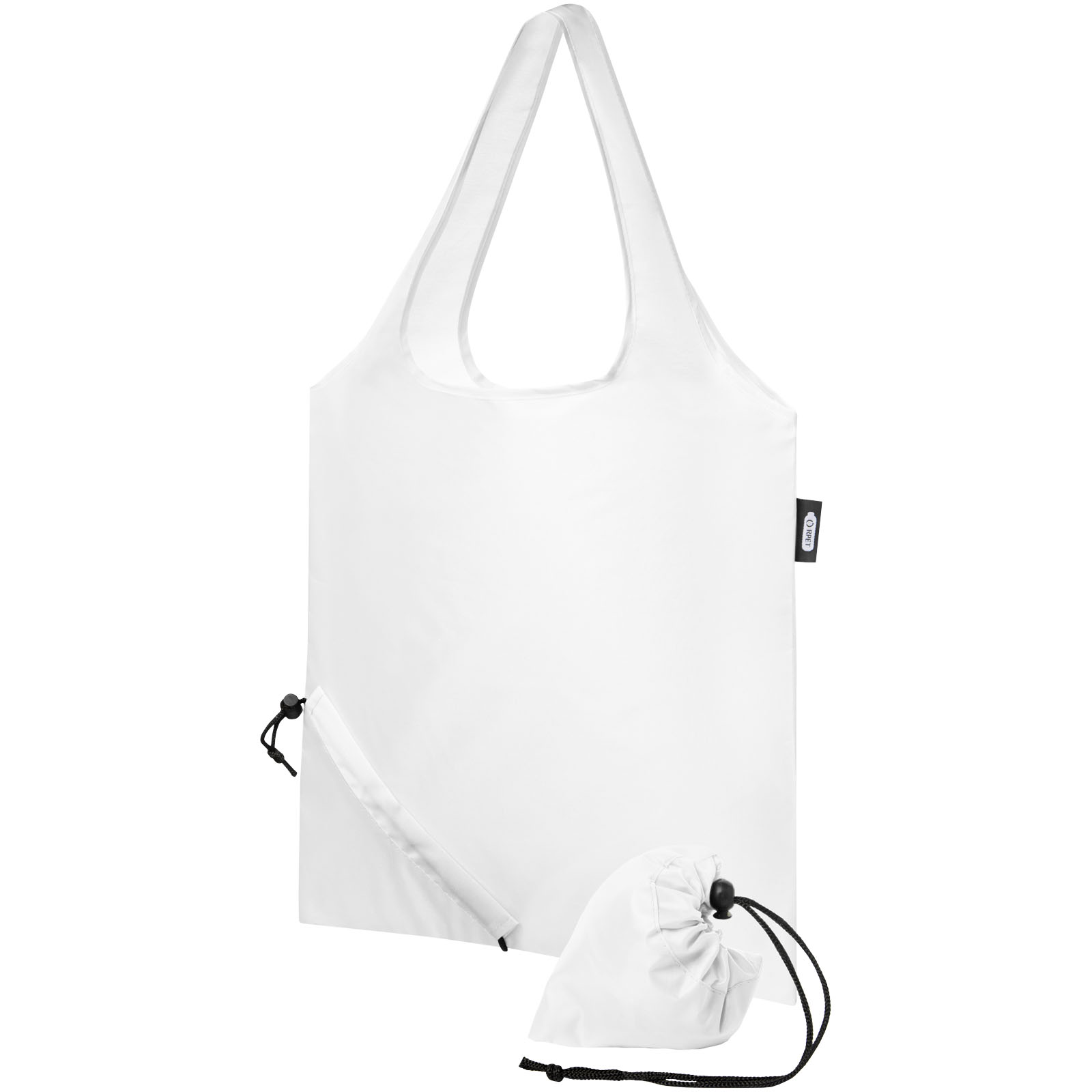 Sabia faltbare RPET Tragetasche 7L weiss