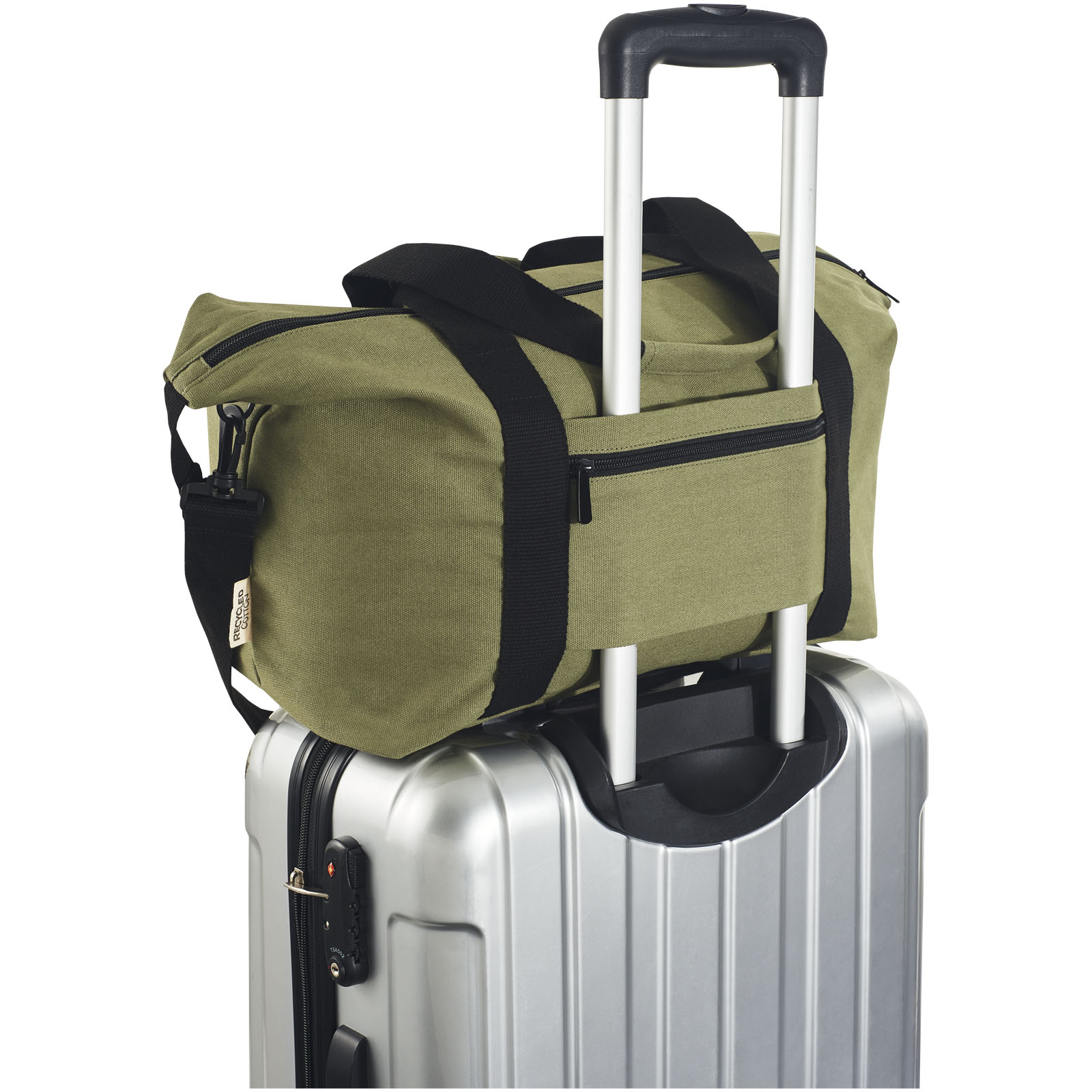Joey Reisetasche aus GRS recyceltem Canvas 25 L olive