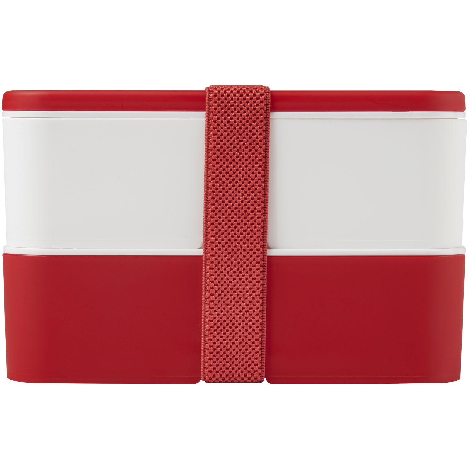 MIYO 700+700 ml Doppel-Lunchbox rot, weiss, rot