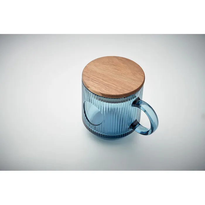 Gerippter Glasbecher 300ml