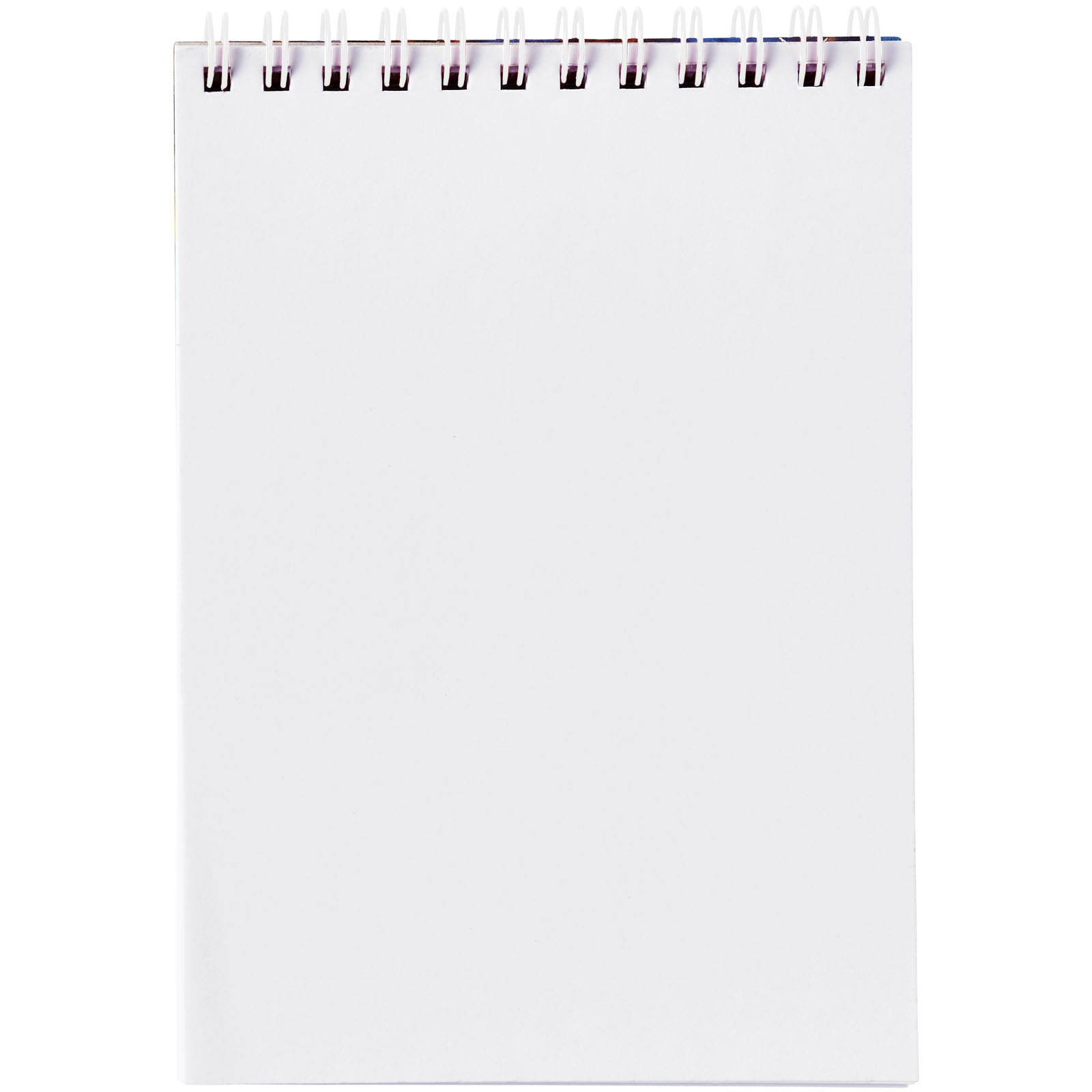 Desk-Mate® A6 Notizbuch mit Spiralbindung weiss