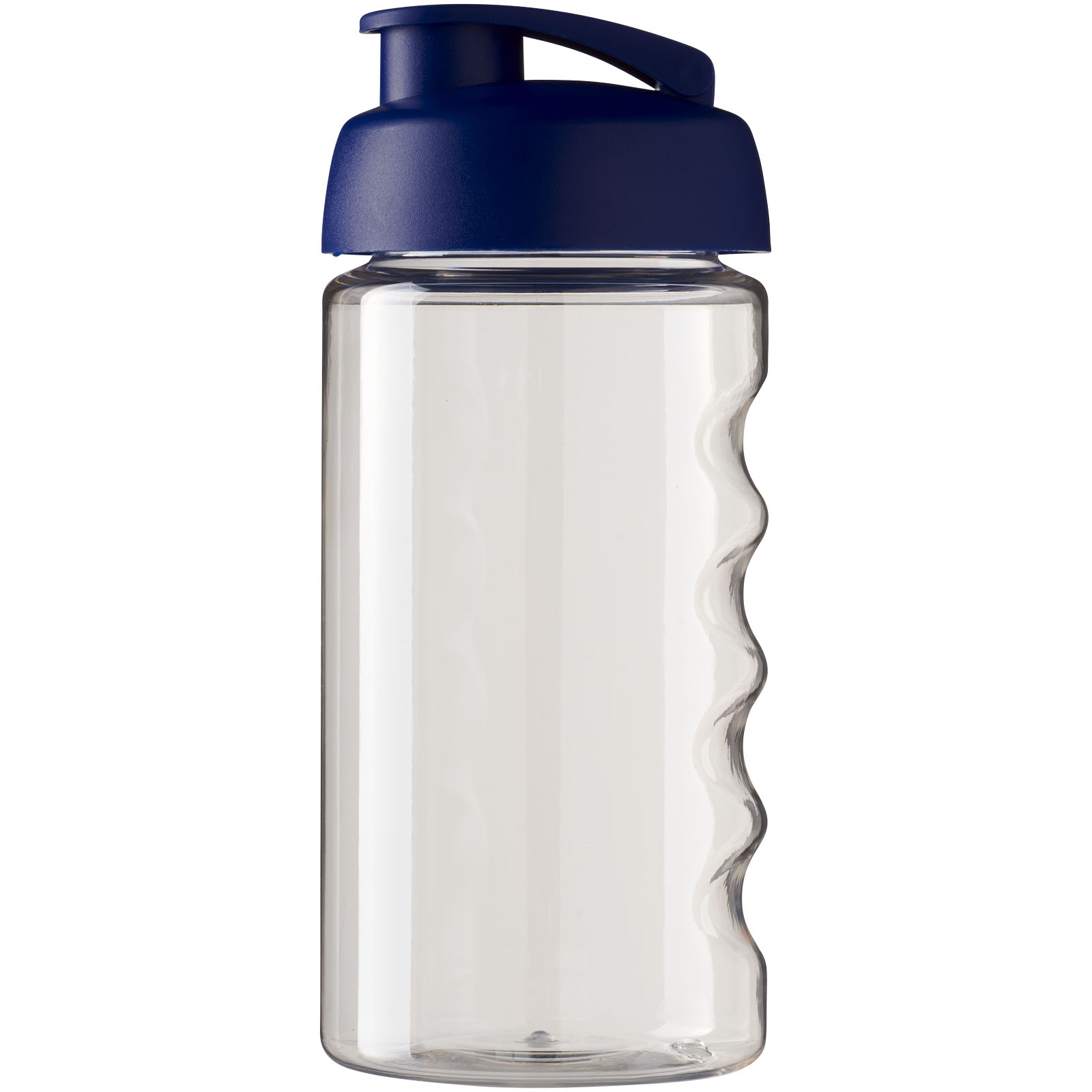 H2O Active® Bop 500 ml Sportflasche mit Klappdeckel transparent, blau