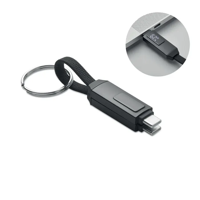 60W Schlüsselring-Ladekabel