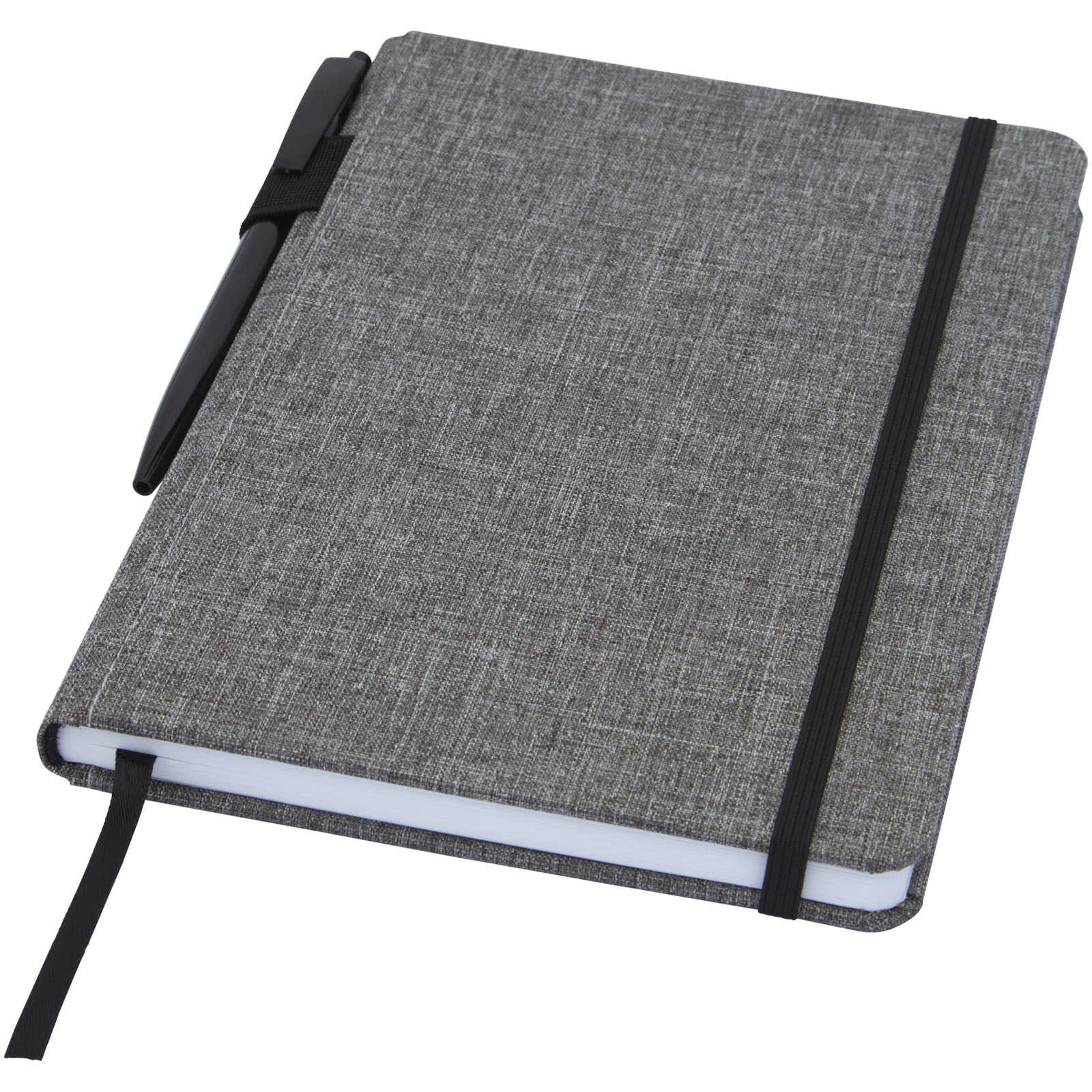 Orin A5 Notizbuch aus RPET heather grau