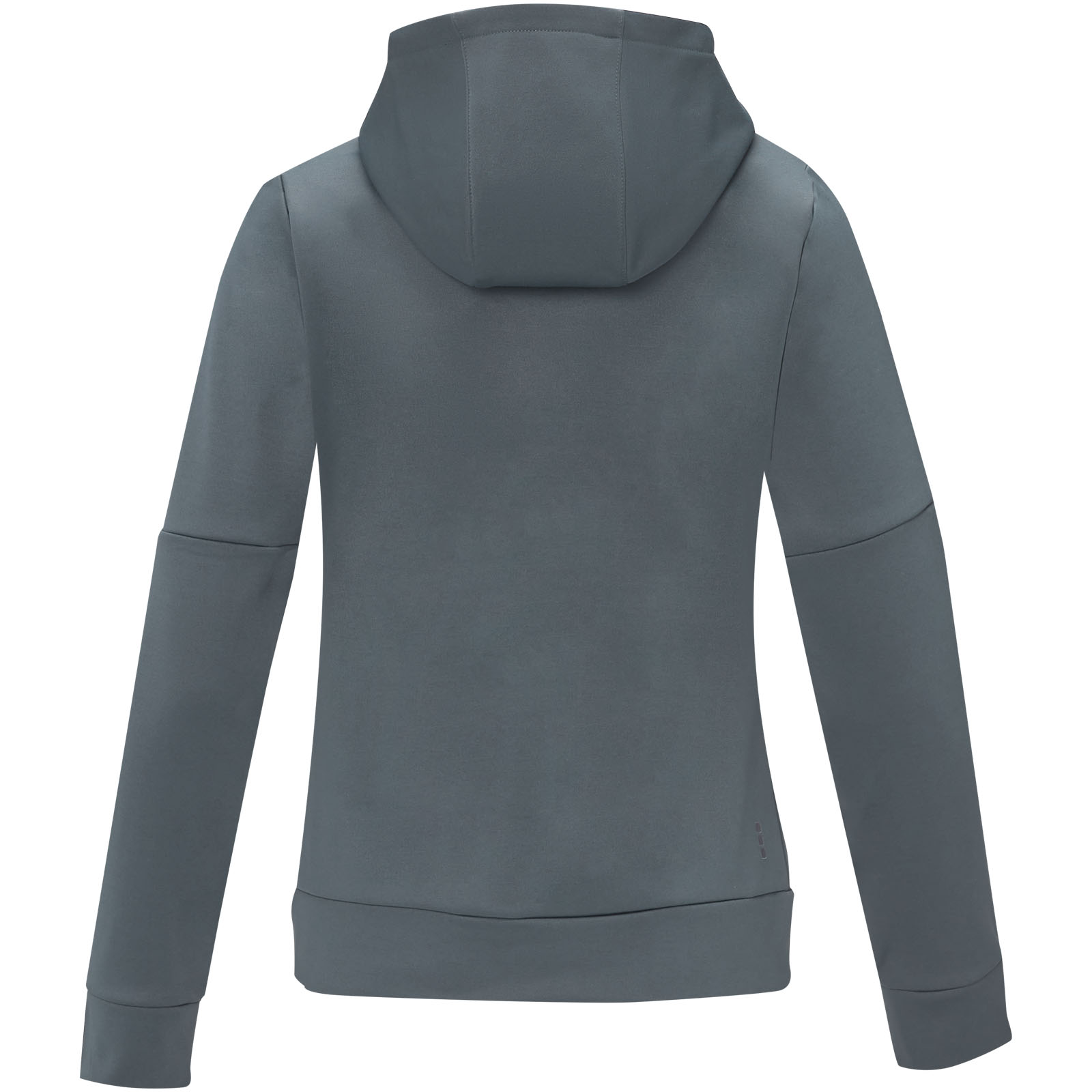Sayan Kapuzenpullover mit halbem Reißverschluss für Damen stahlgrau
