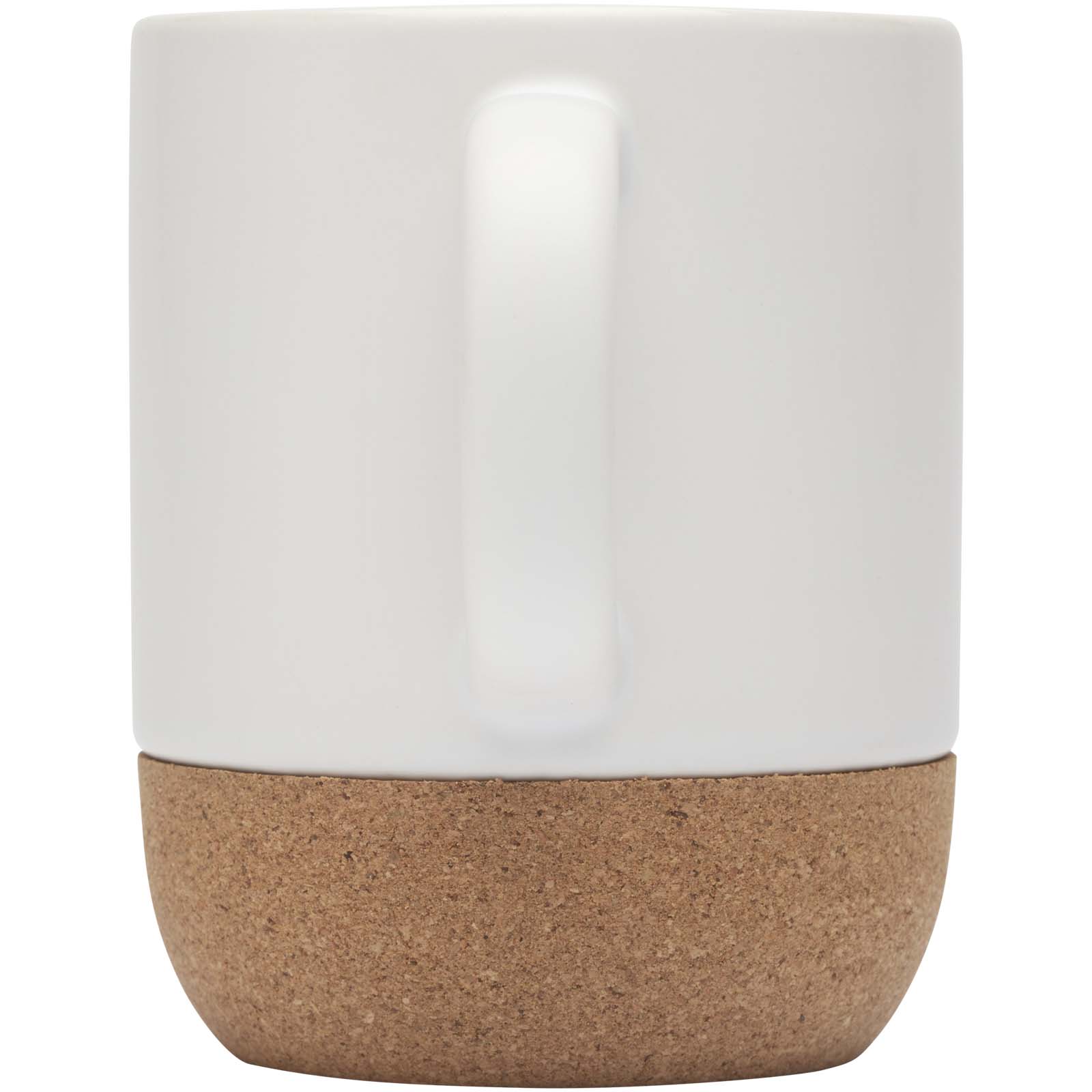Billie 300 ml Keramiktasse mit Korkdetails weiss