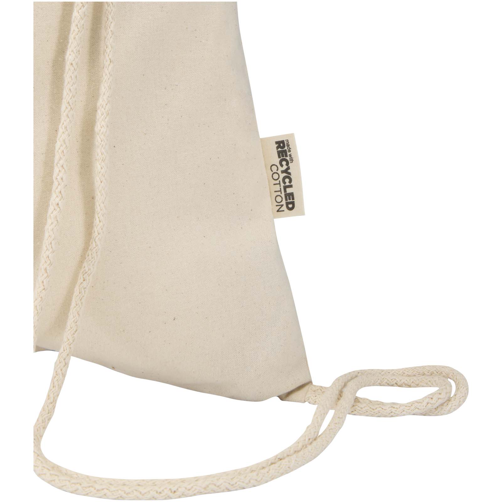 Oregon Blend 140 g/m² GRS-recycelter Turnbeutel 5 L natur