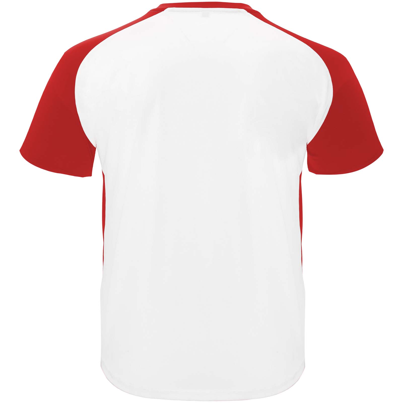 Bugatti T-Shirt Unisex aus recyceltem Material weiss, rot