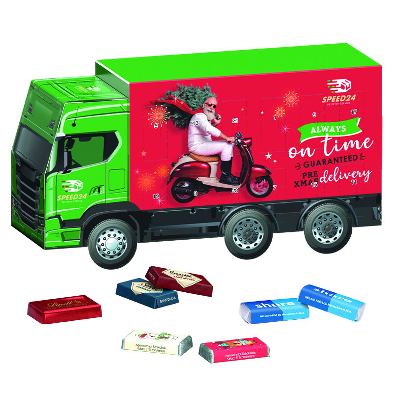 Adventskalender LKW, Sarotti Täfelchen
