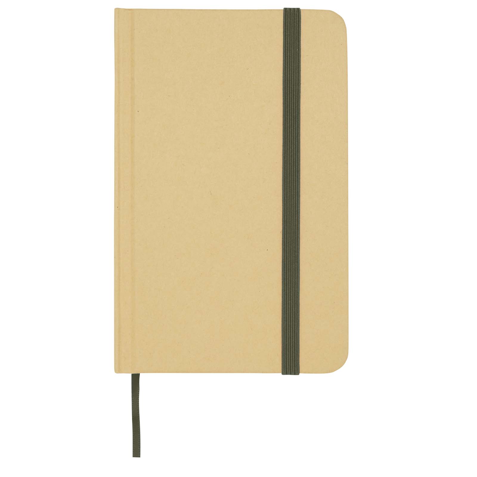 Reed A6 Hardcover Notizbuch, blanko, aus recyceltem Material waldgrün